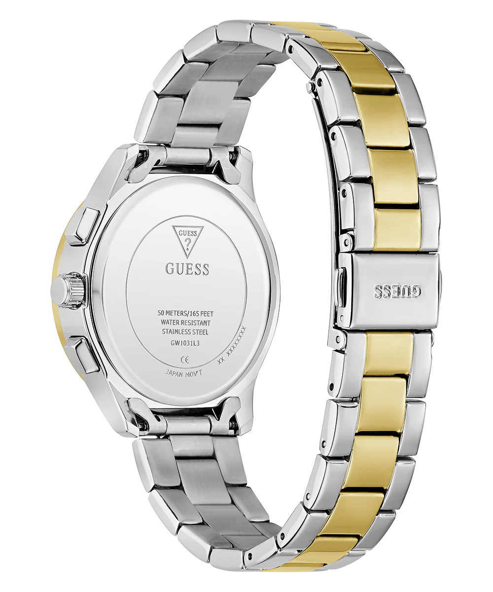 GUESS Ladies Birdie 2-Tone Analog Watch - Image 7