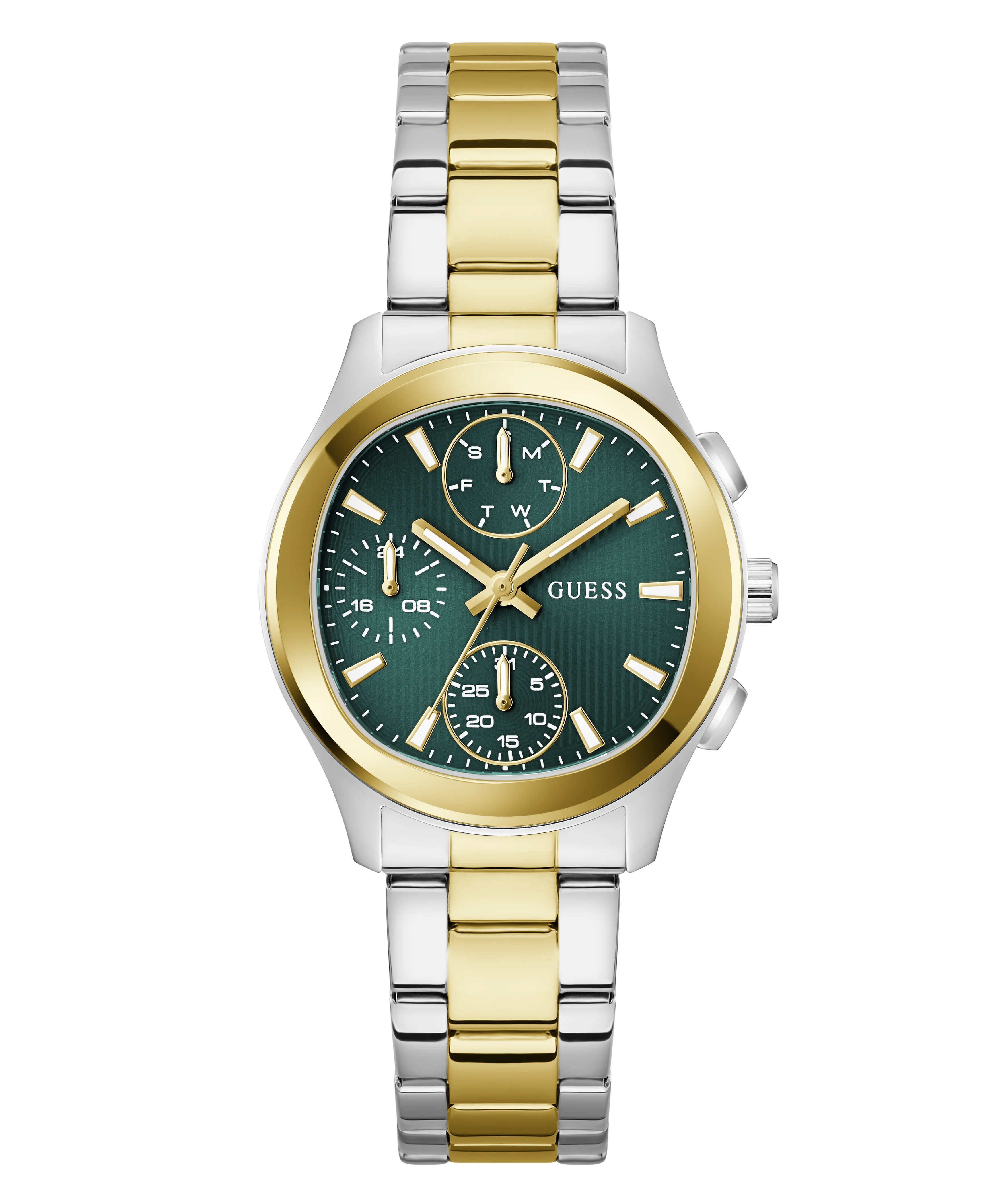 GUESS Ladies Birdie 2-Tone Analog Watch - Image 4