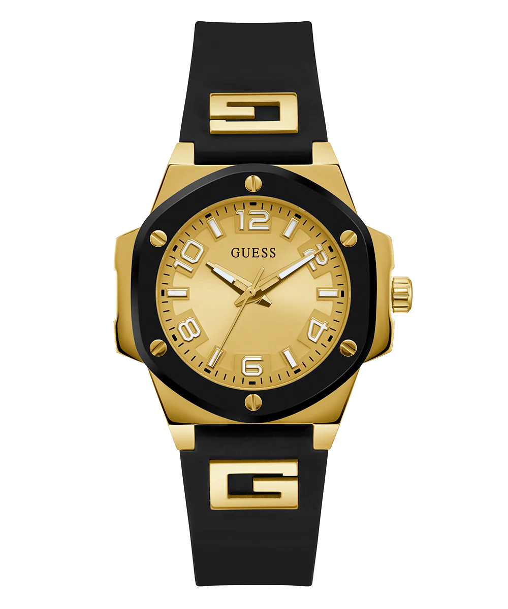 GUESS Ladies Black 2-Tone Analog Watch - Image 5