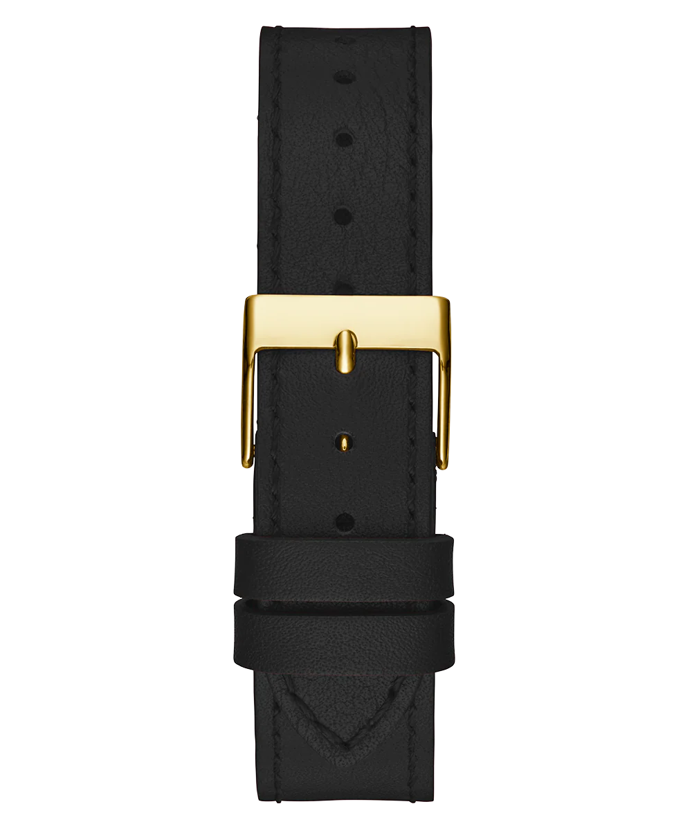 GUESS Ladies Black Gold Tone Analog Watch - Image 5