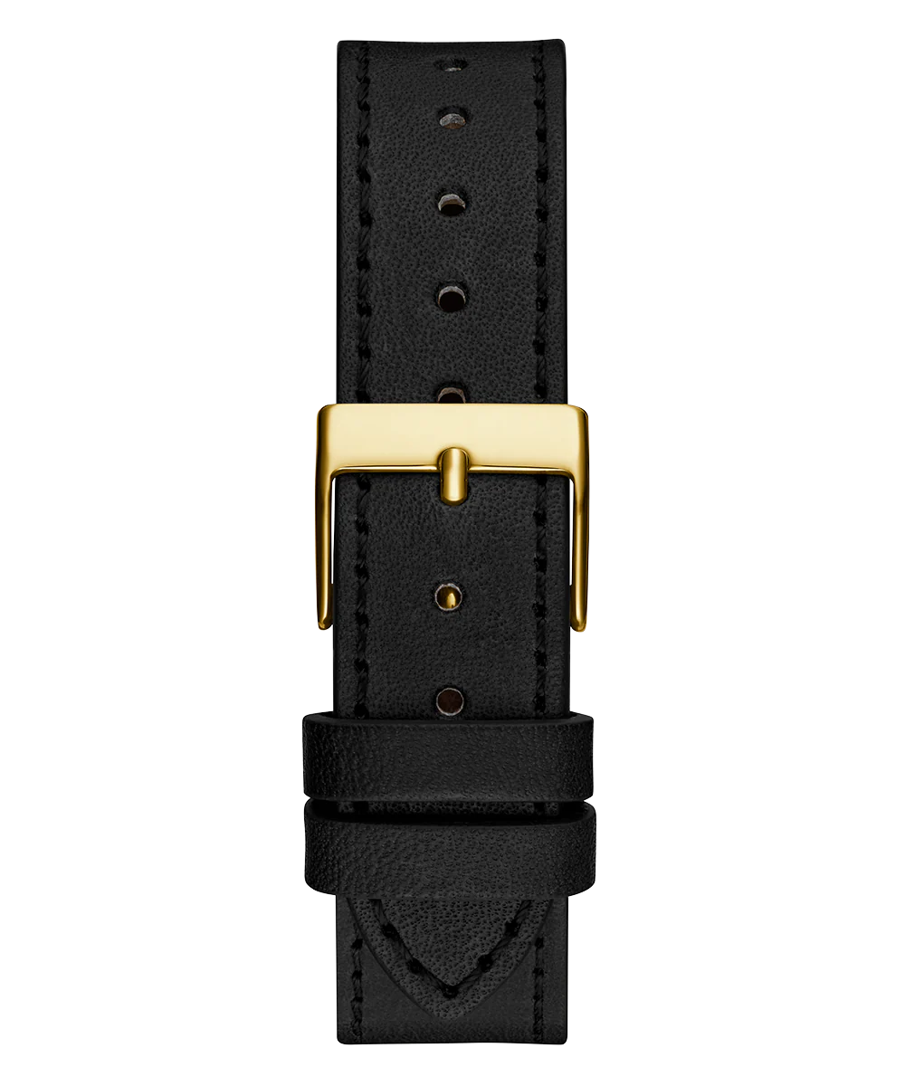 GUESS Ladies Black Gold Tone Analog Watch - Image 7