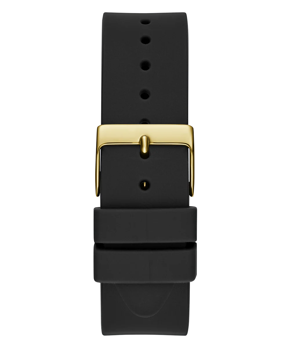 GUESS Ladies Black Gold Tone Analog Watch - Image 8