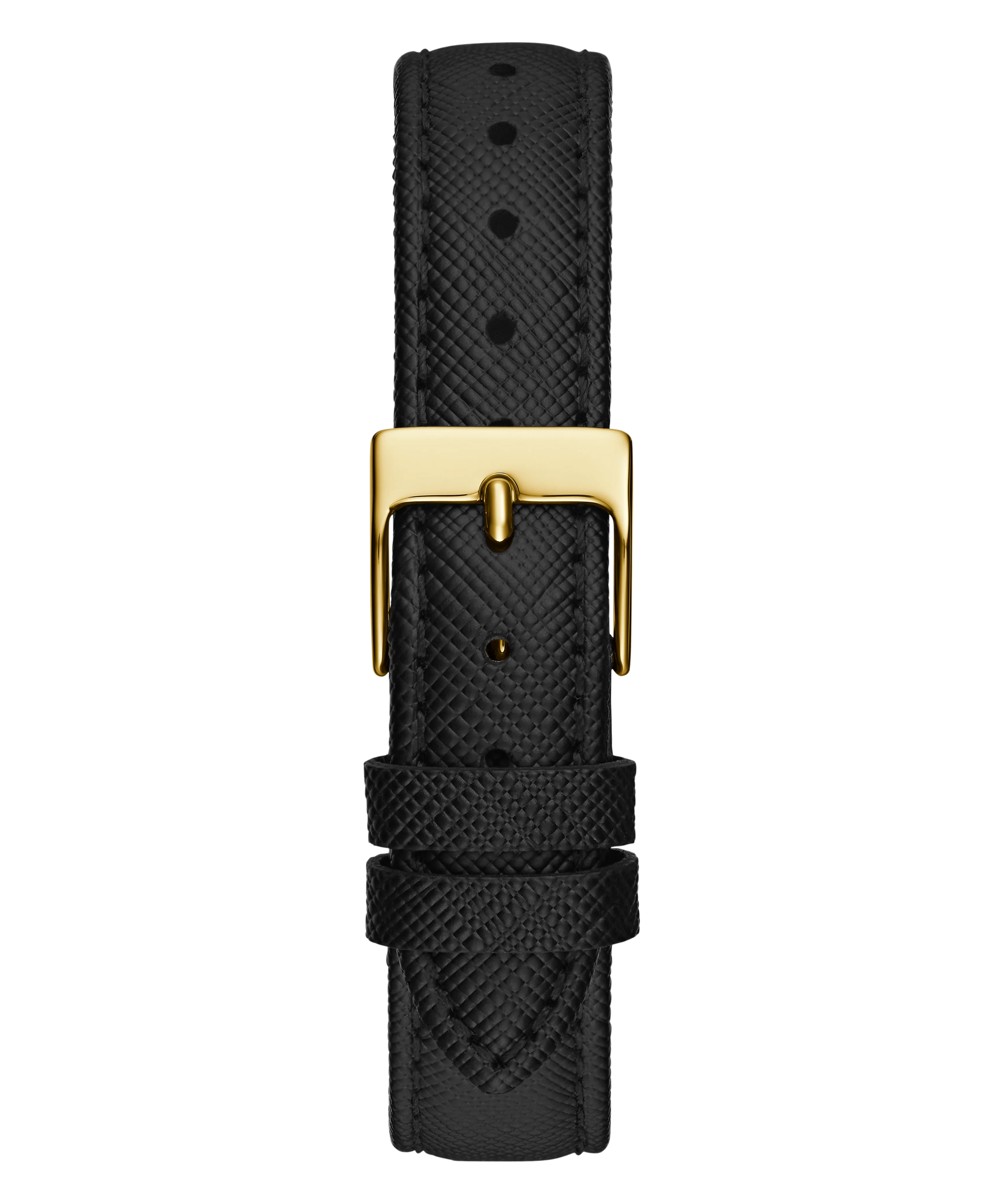 GUESS Ladies Black Gold Tone Analog Watch - Image 7