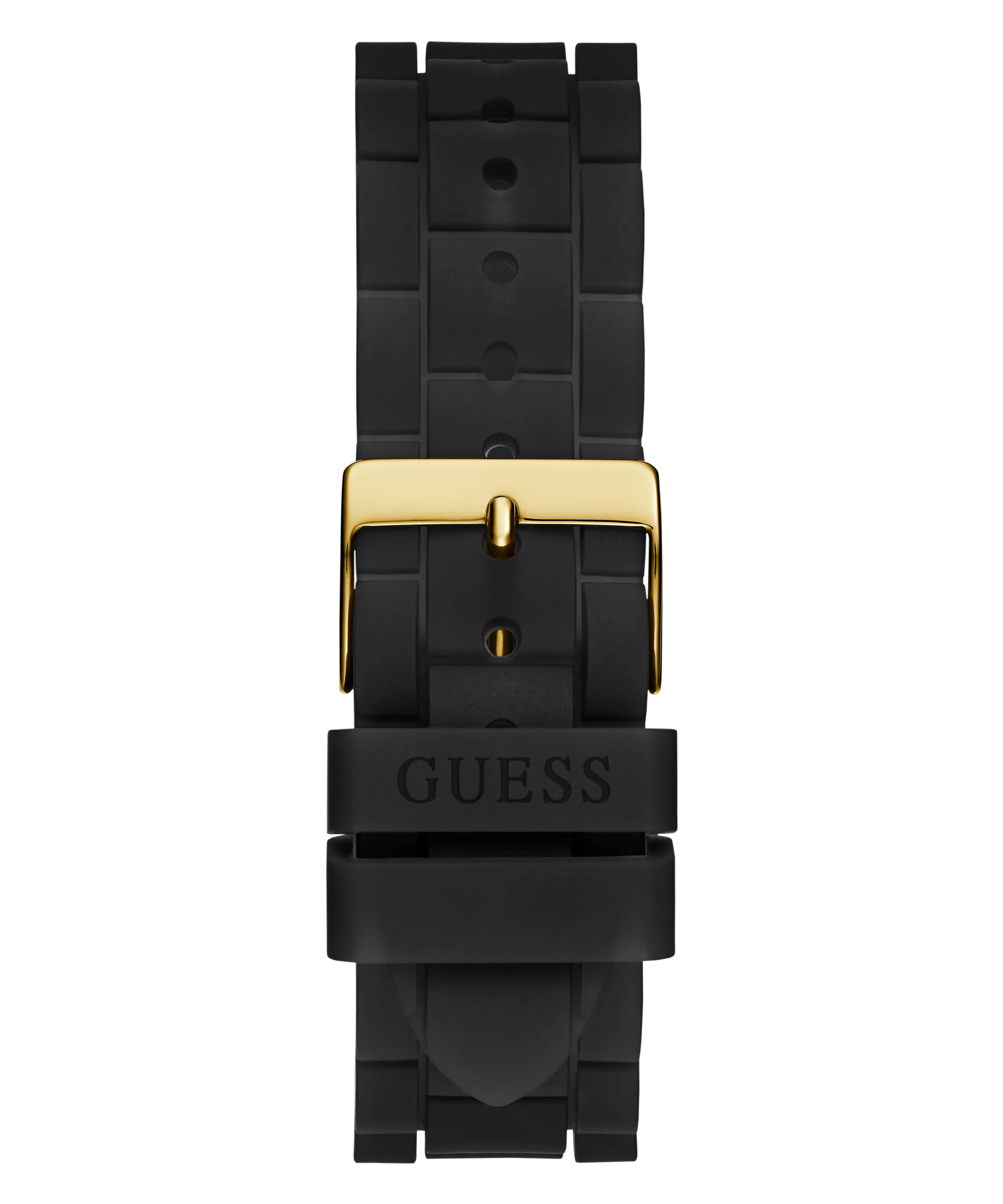 GUESS Ladies Black Gold Tone Multi-function Watch - Image 5