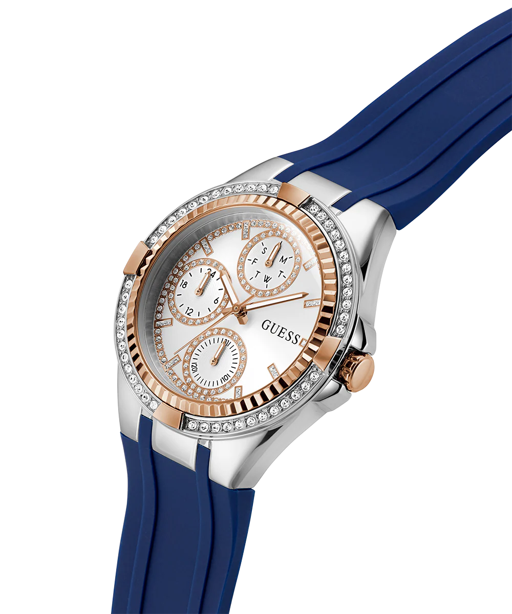 GUESS Ladies Blue 2-Tone Multi-function Watch - Image 2