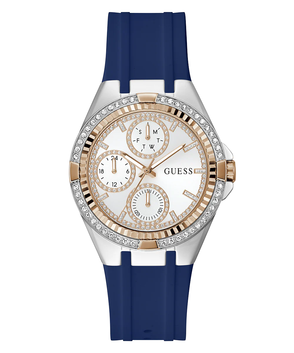GUESS Ladies Blue 2-Tone Multi-function Watch - Image 4