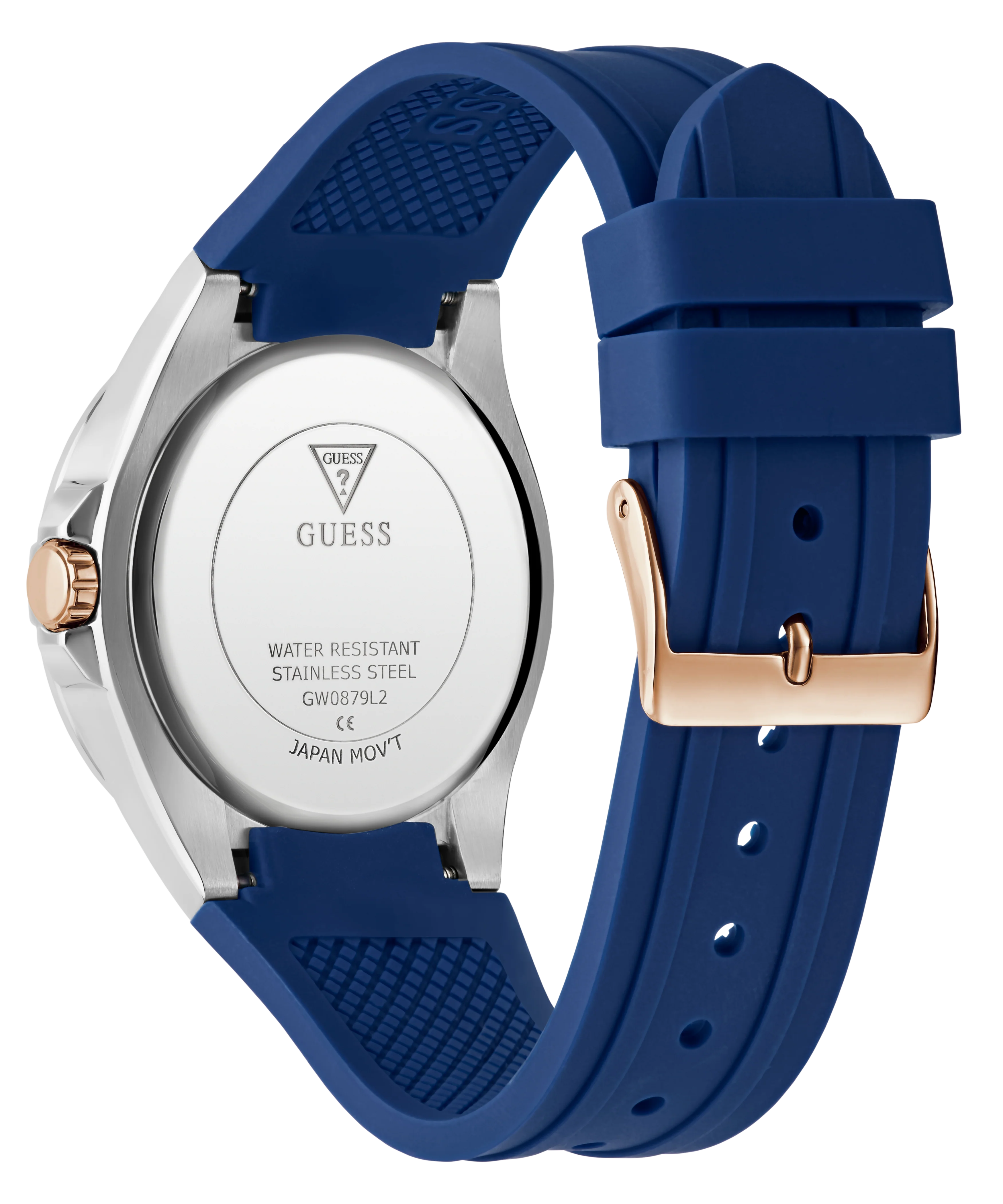 GUESS Ladies Blue 2-Tone Multi-function Watch - Image 7