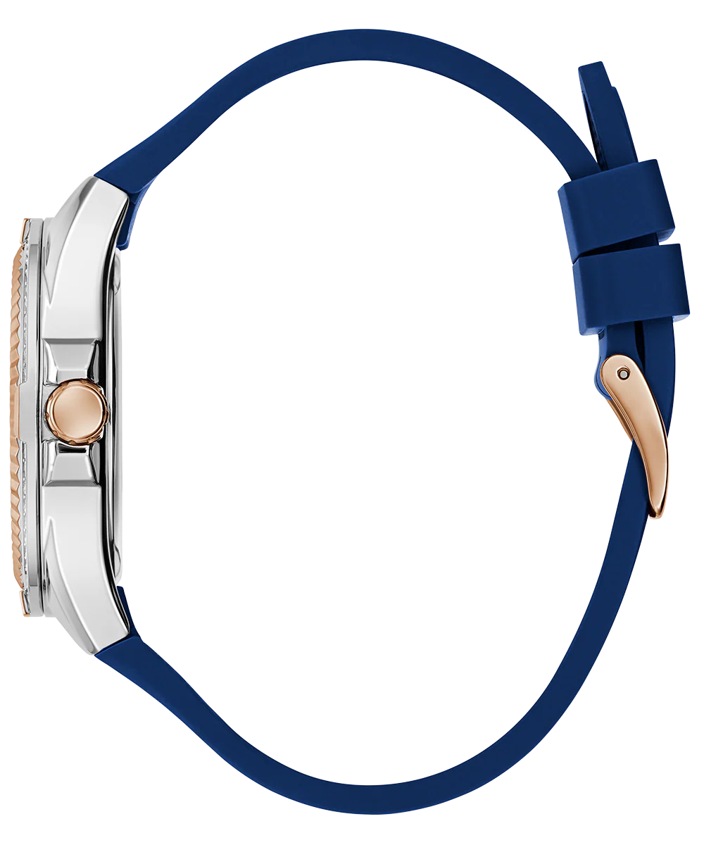 GUESS Ladies Blue 2-Tone Multi-function Watch - Image 8