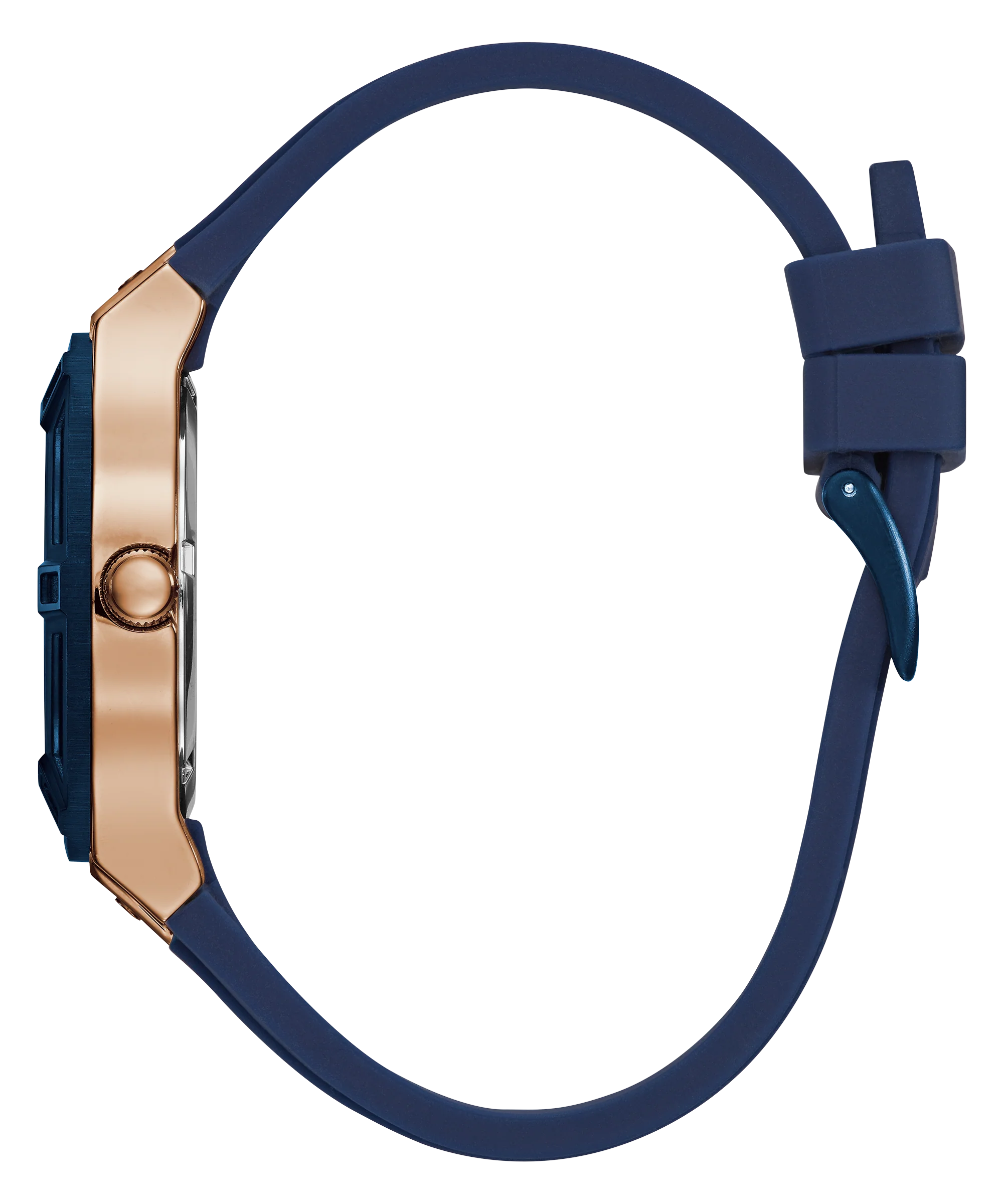GUESS Ladies Blue Rose Gold Tone/Blue Multi-function Watch - Image 2