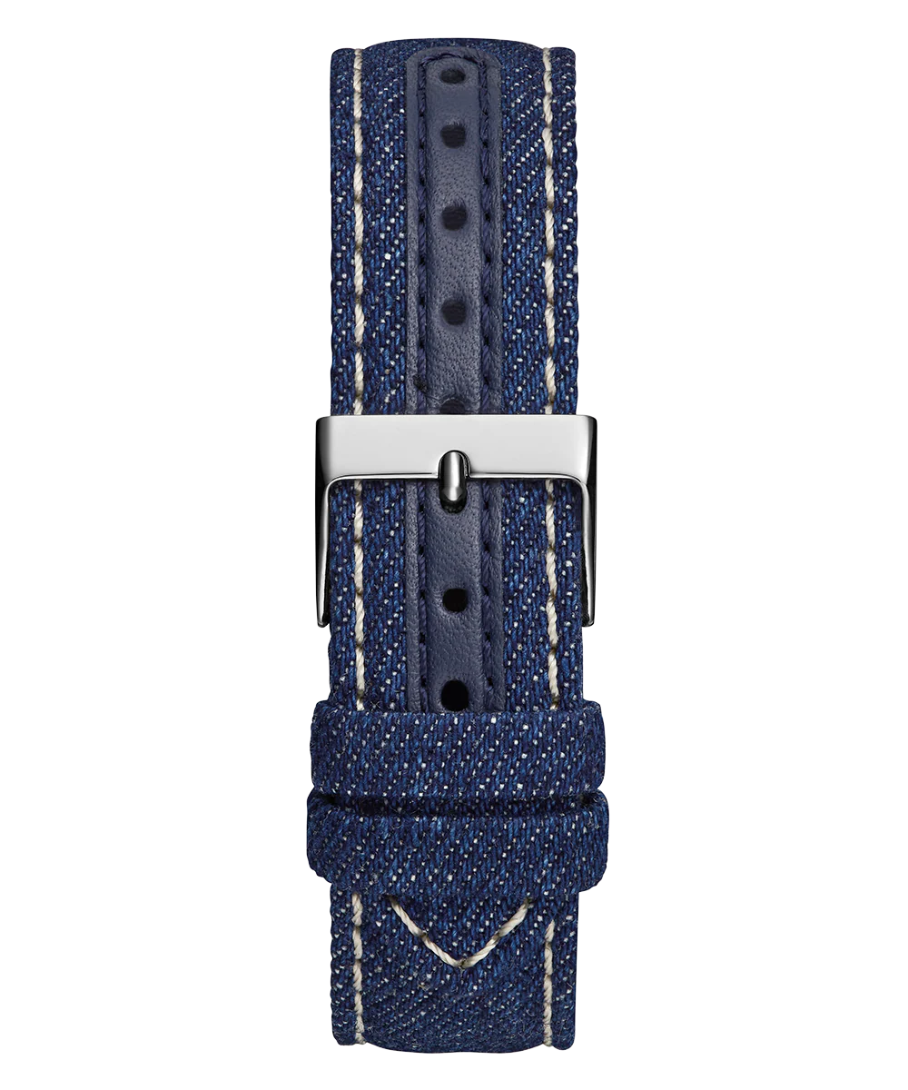 GUESS Ladies Blue Silver Tone Analog Watch - Image 8