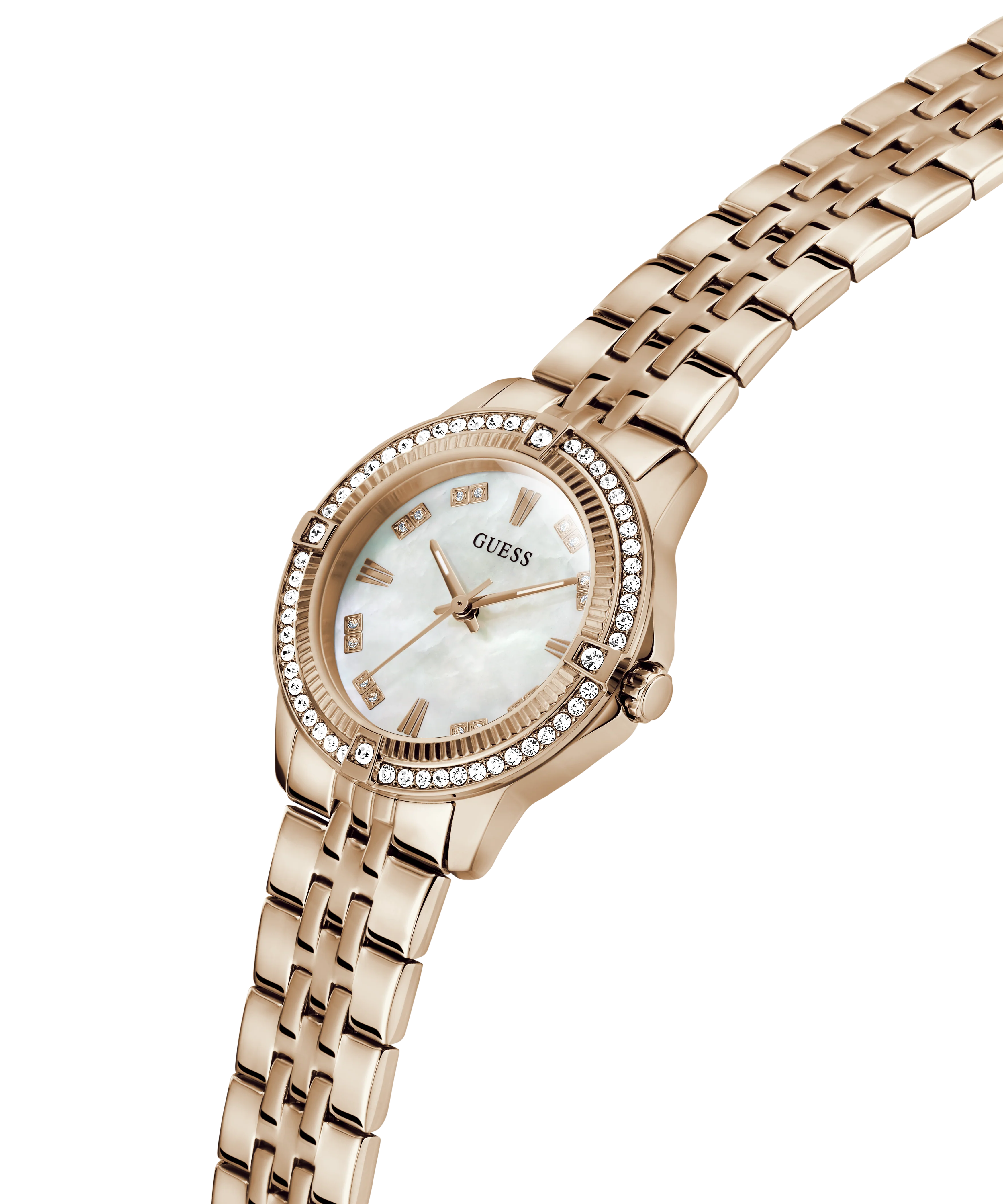 GUESS Ladies Colette Rose Gold Tone Analog Watch - Image 2