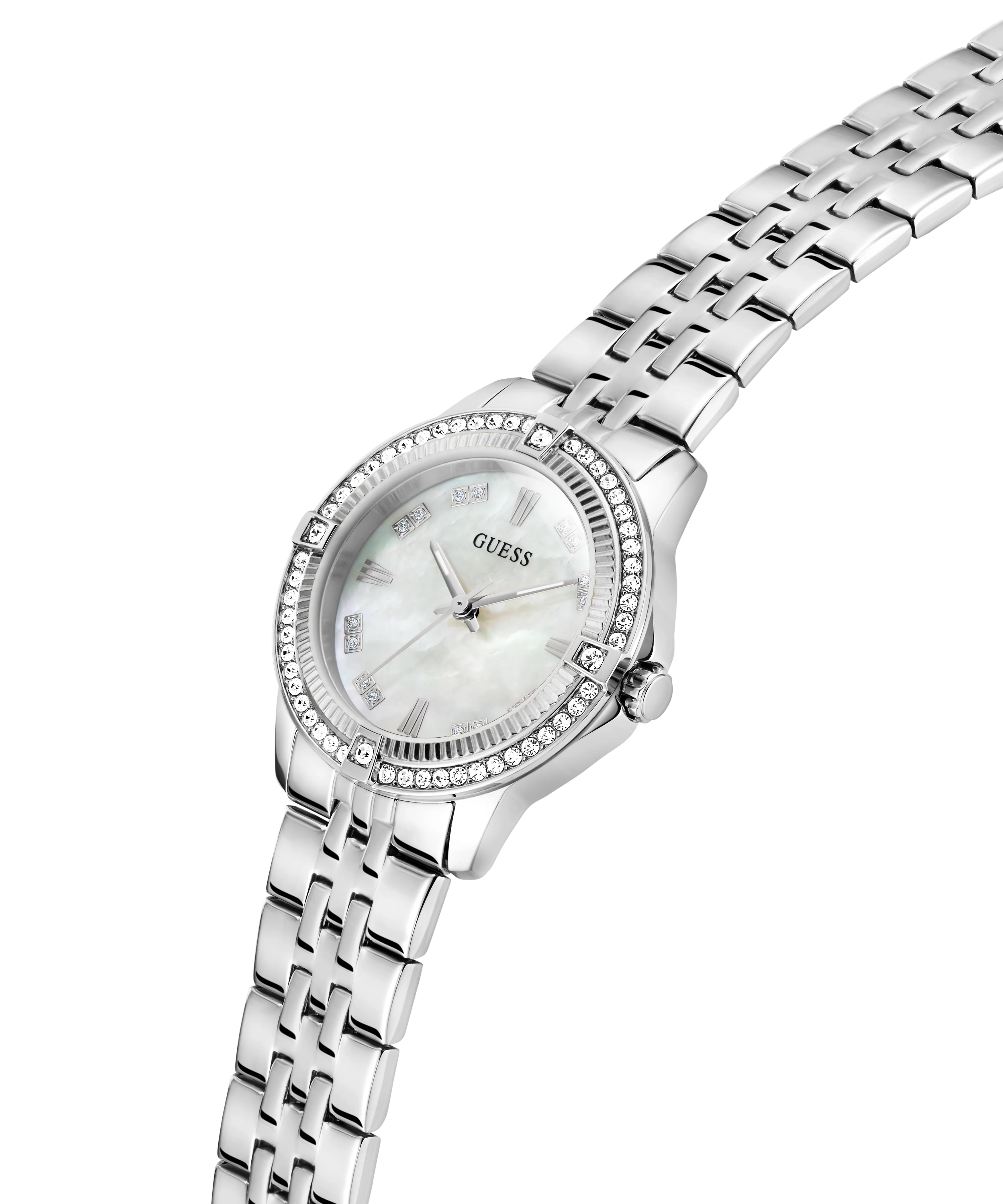 GUESS Ladies Colette Silver Tone Analog Watch - Image 2