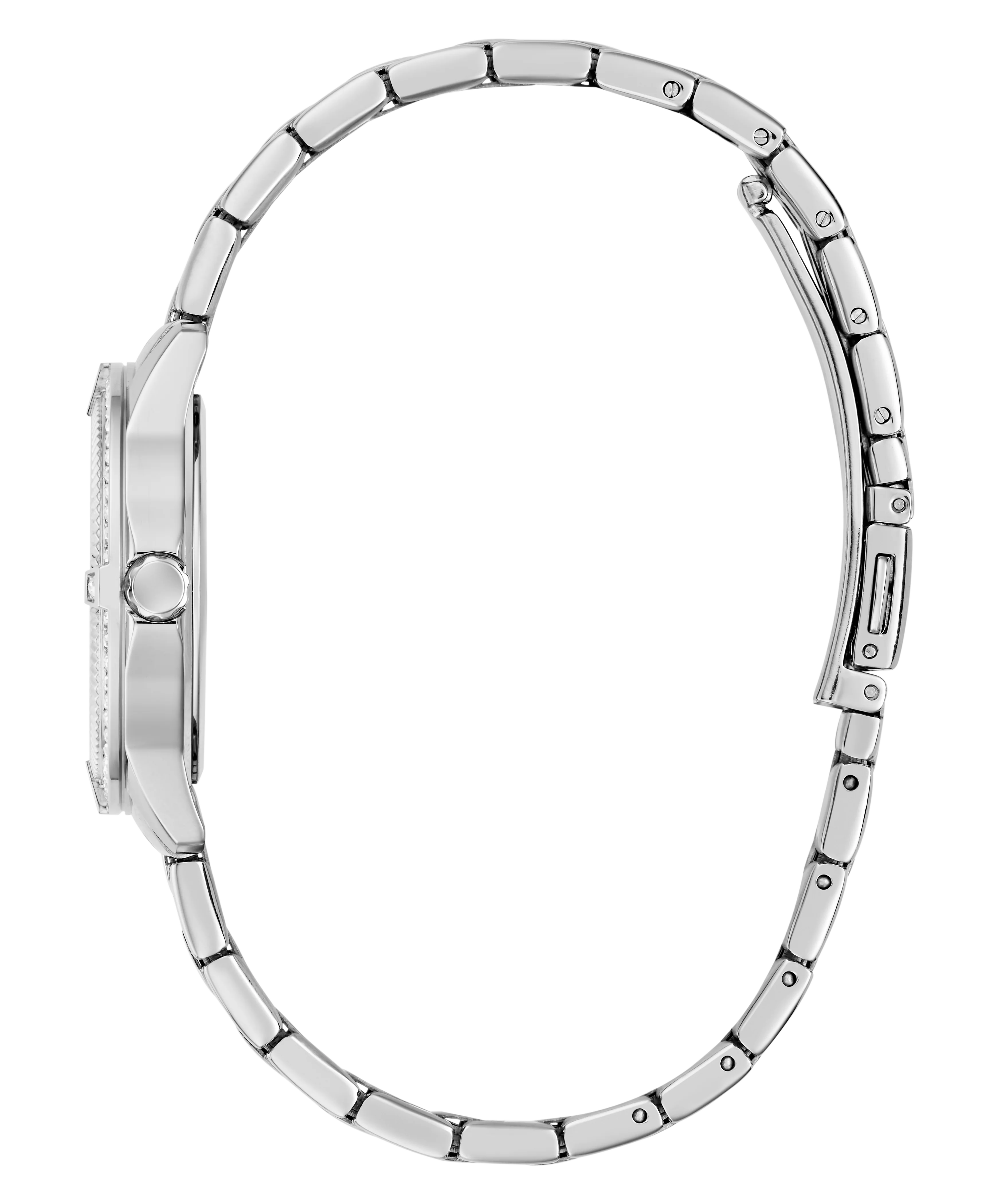 GUESS Ladies Colette Silver Tone Analog Watch - Image 8
