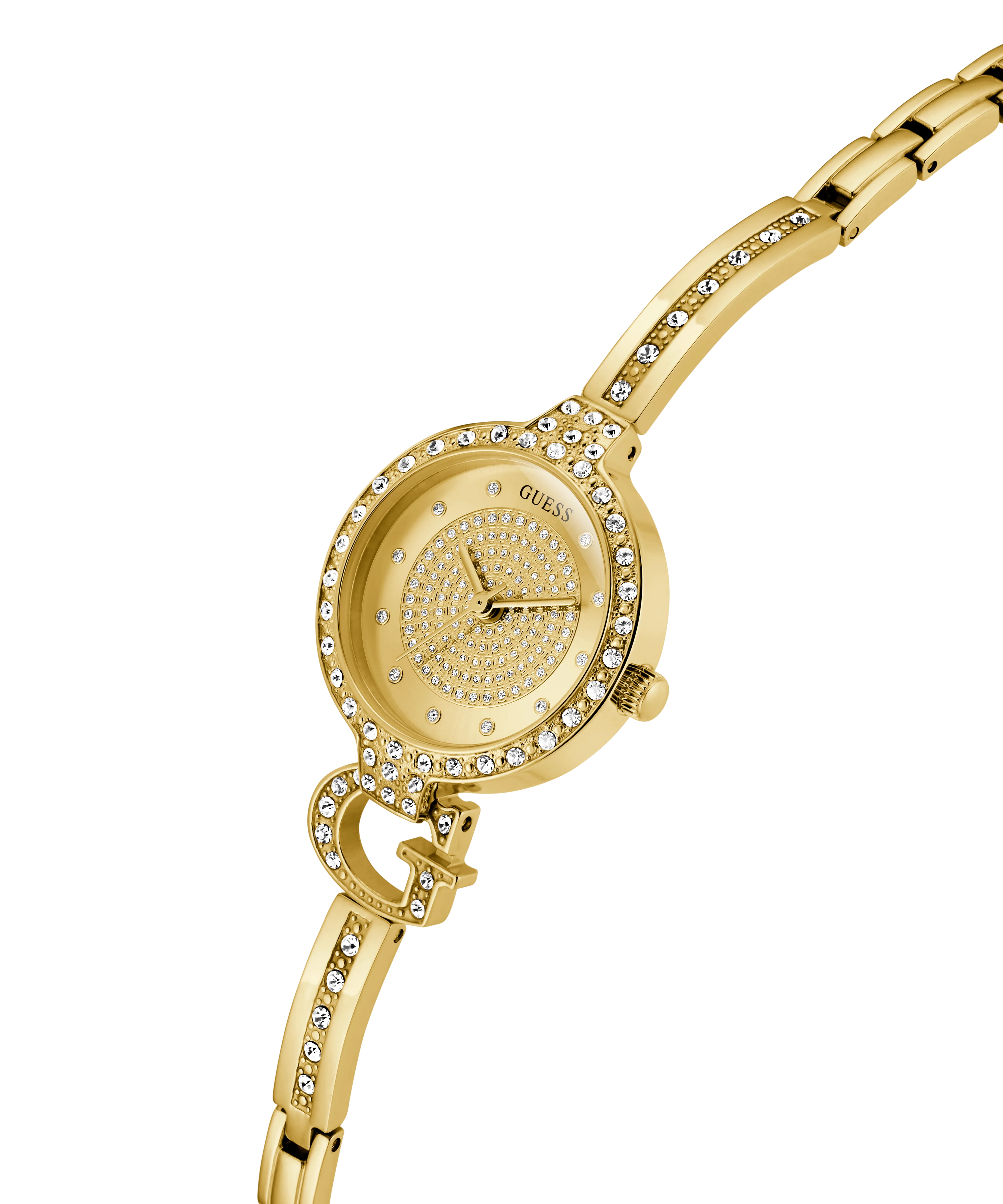 GUESS Ladies Giselle Gold Tone Analog Watch - Image 2