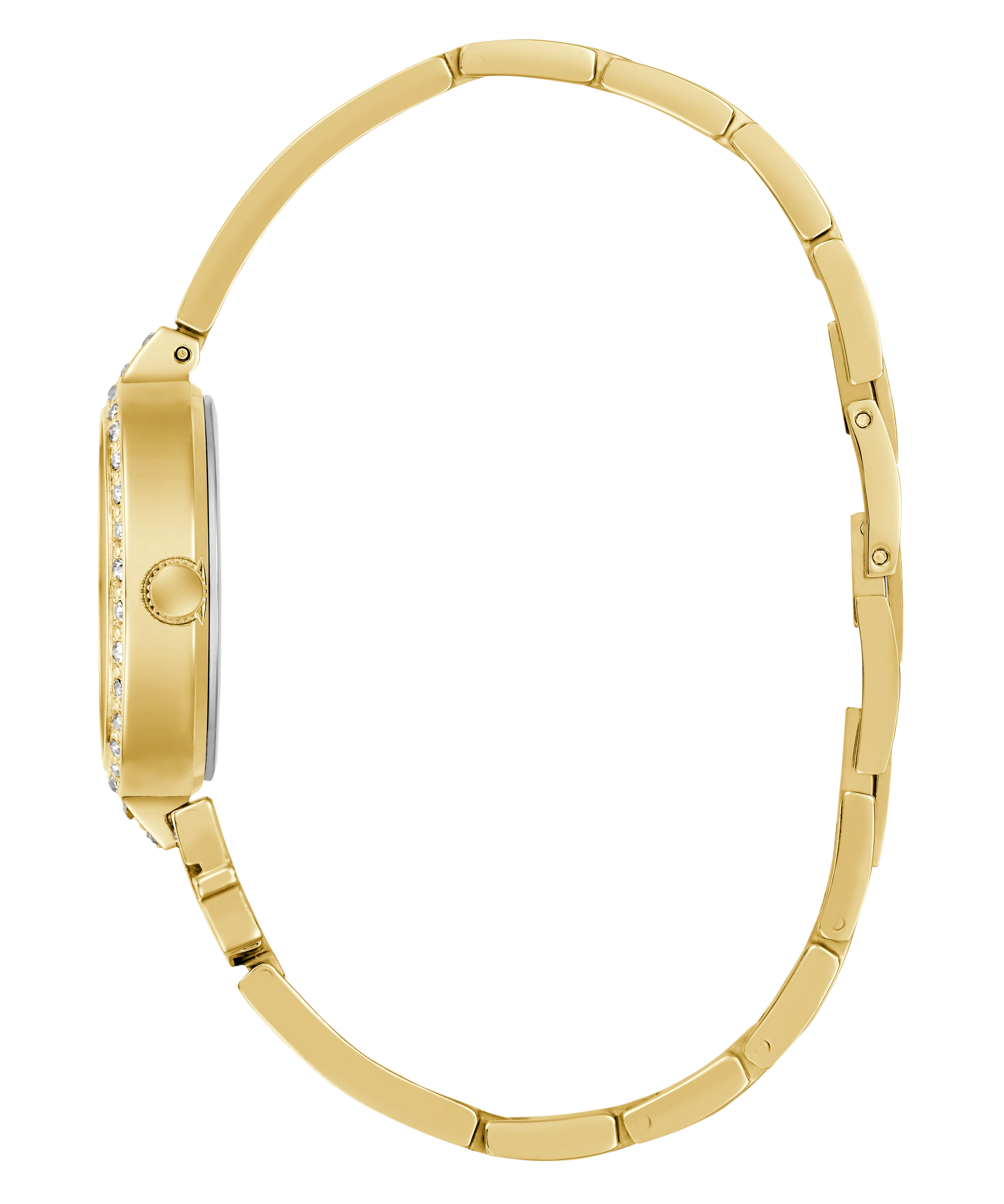 GUESS Ladies Giselle Gold Tone Analog Watch - Image 8