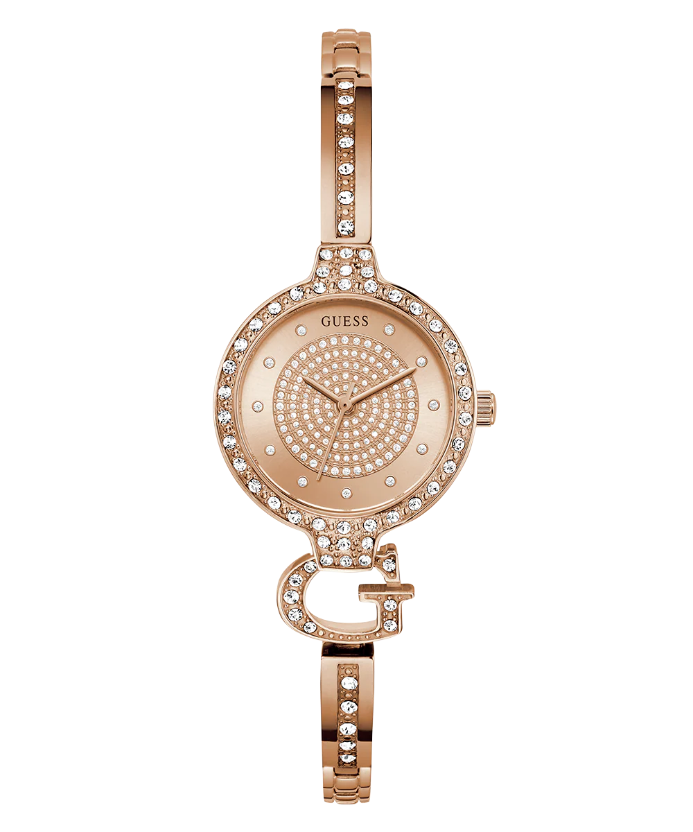 GUESS Ladies Giselle Rose Gold Tone Analog Watch - Image 4