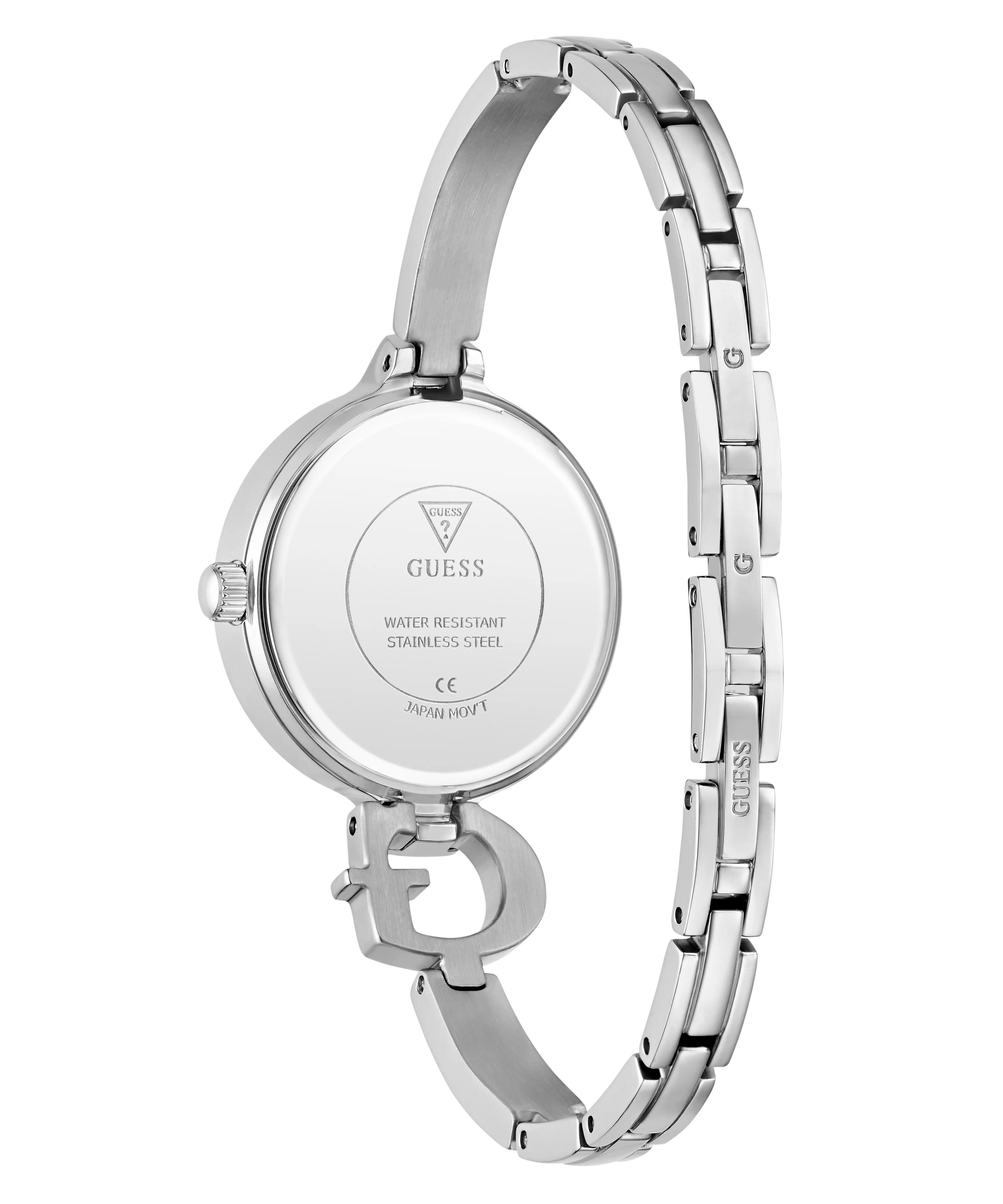 GUESS Ladies Giselle Silver Tone Analog Watch - Image 7