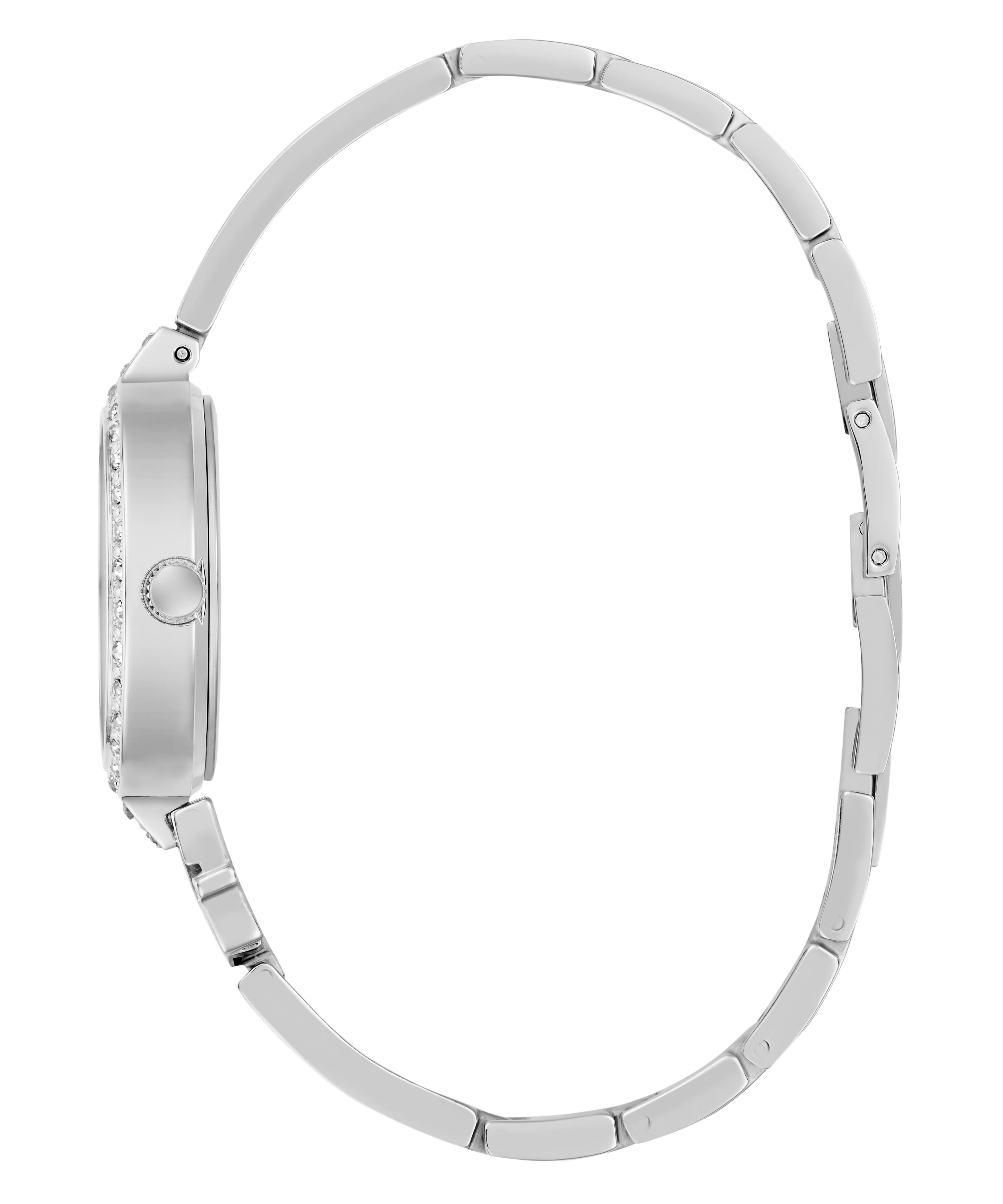 GUESS Ladies Giselle Silver Tone Analog Watch - Image 8