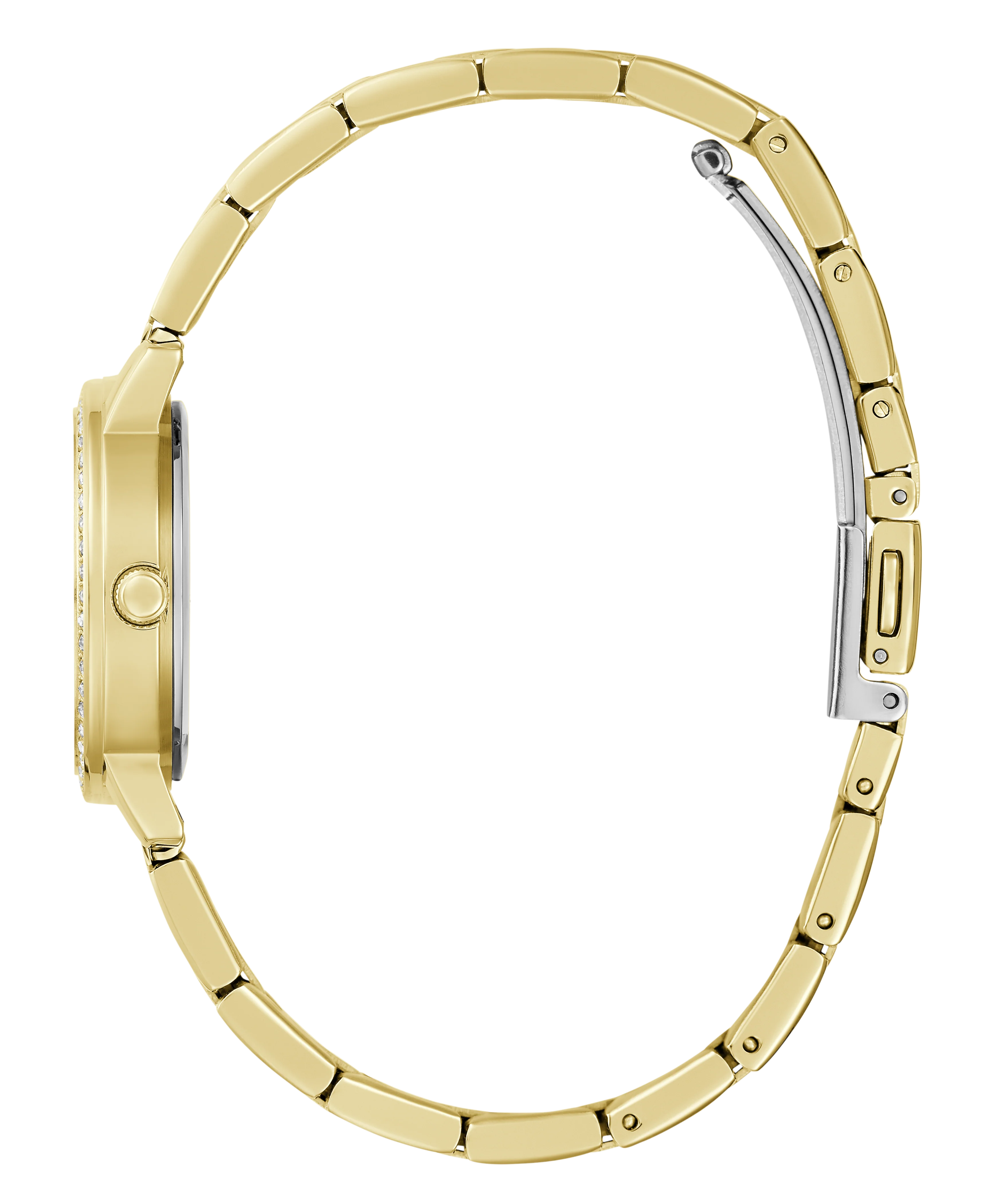 GUESS Ladies Gold Tone Analog Watch Gift Set - Image 4