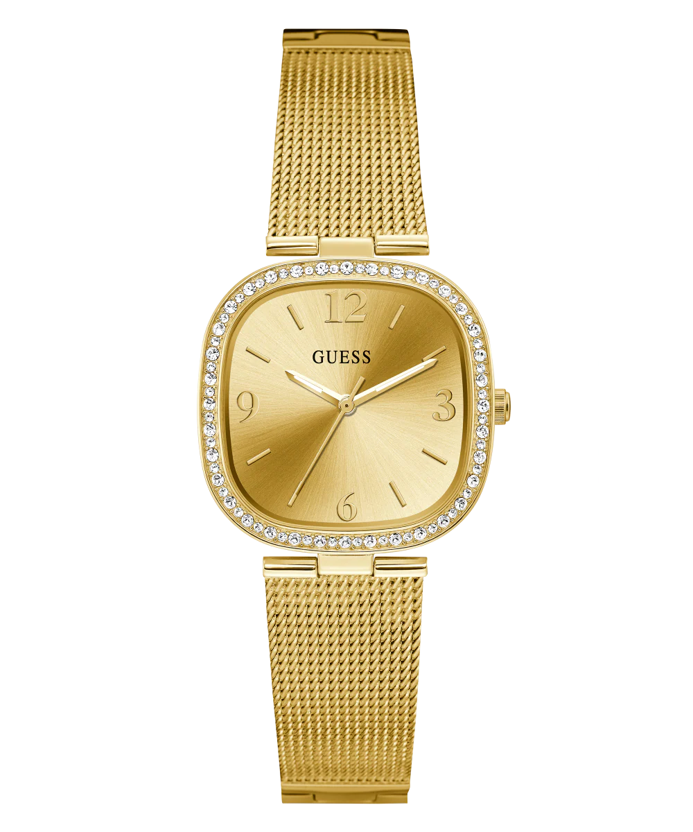 GUESS Ladies Gold Tone Analog Watch - Image 4