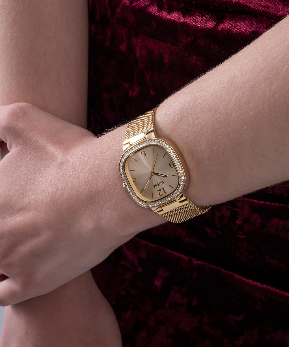 GUESS Ladies Gold Tone Analog Watch - Image 5