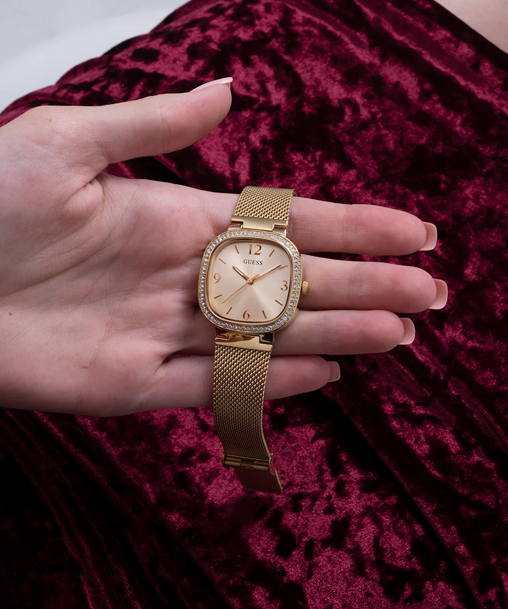 GUESS Ladies Gold Tone Analog Watch - Image 6