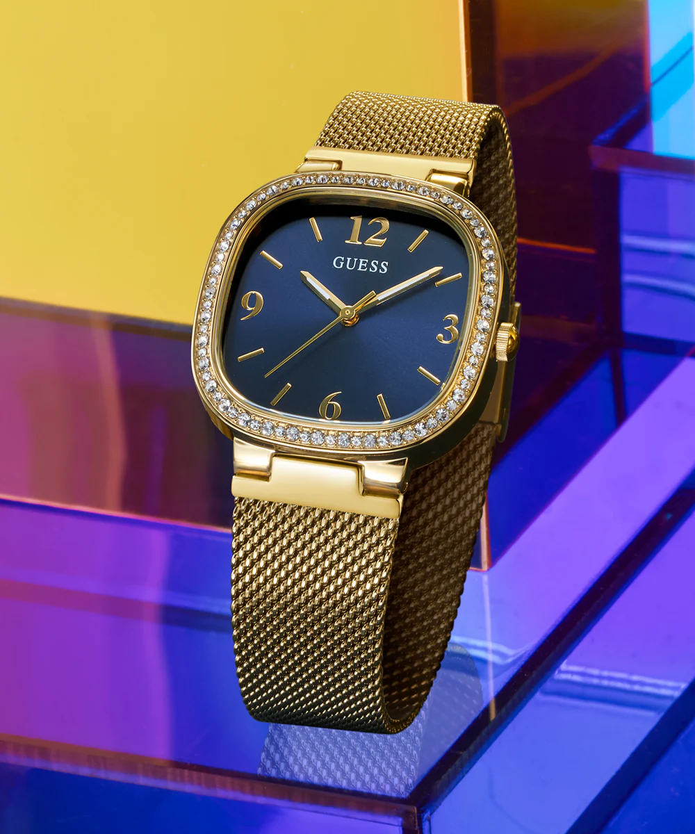 GUESS Ladies Gold Tone Analog Watch - Image 2