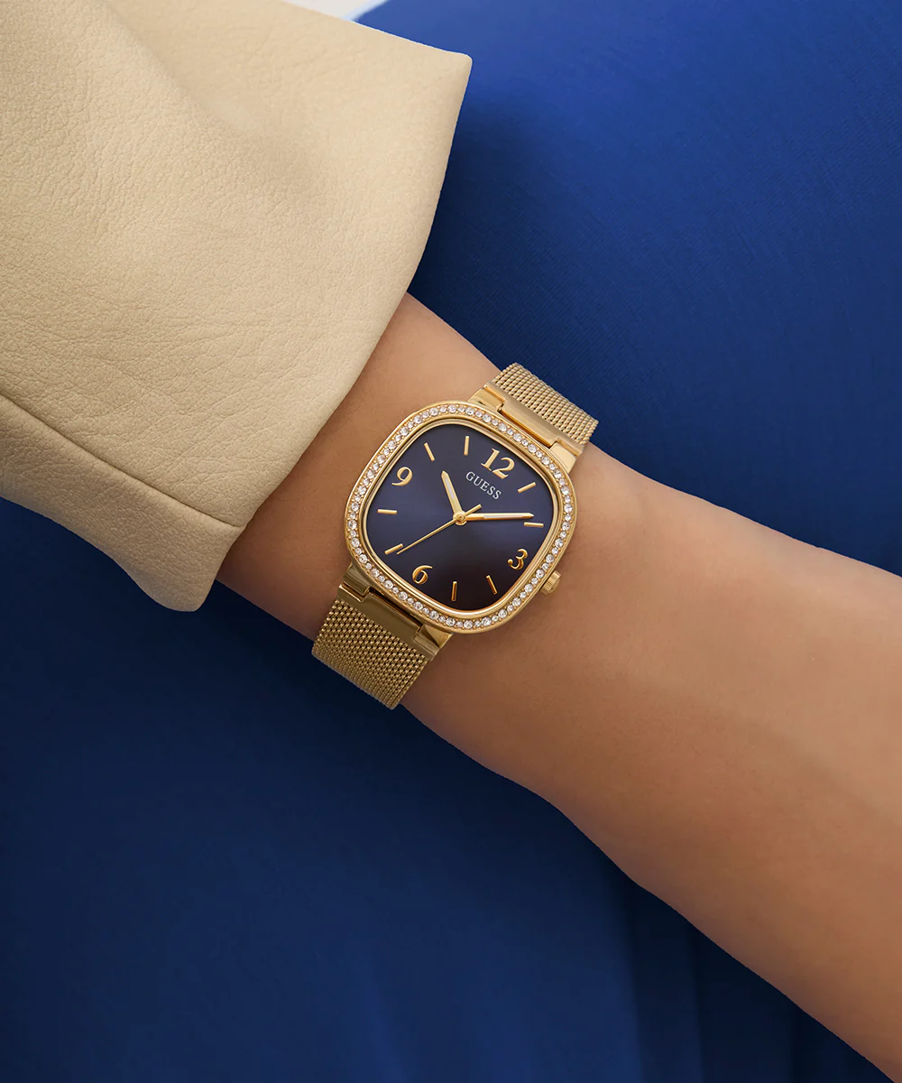GUESS Ladies Gold Tone Analog Watch - Image 4