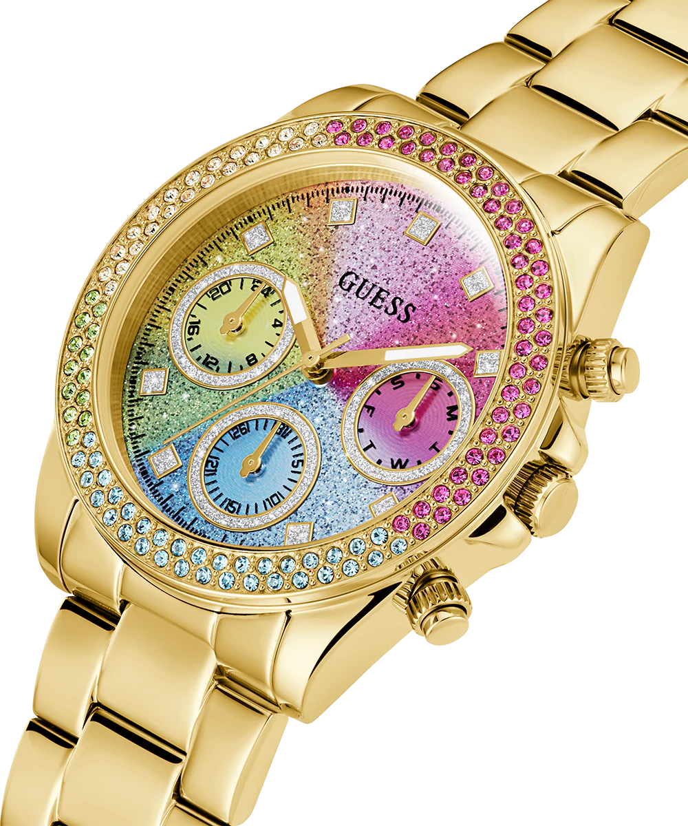 GUESS Ladies Gold Tone Analog Watch - Image 2