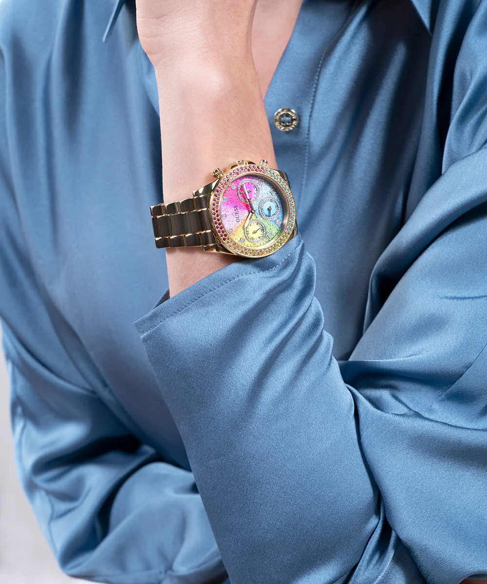 GUESS Ladies Gold Tone Analog Watch - Image 3
