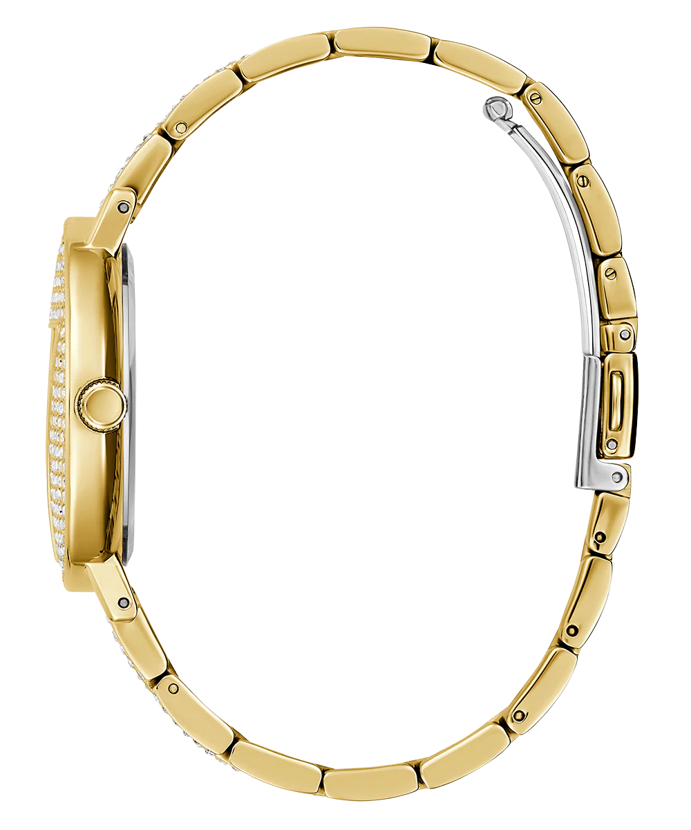 GUESS Ladies Gold Tone Analog Watch - Image 4