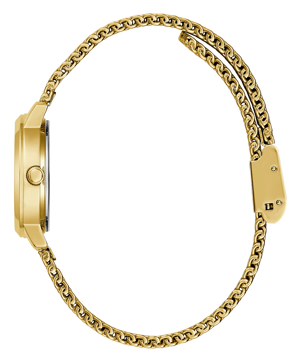 GUESS Ladies Gold Tone Analog Watch - Image 4