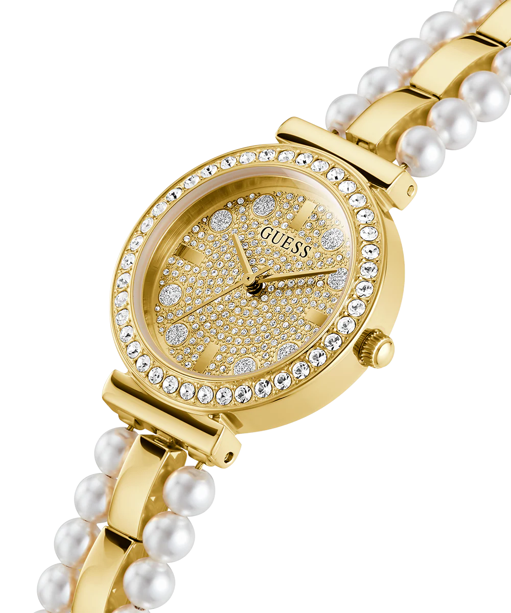 GUESS Ladies Gold Tone Analog Watch - Image 2