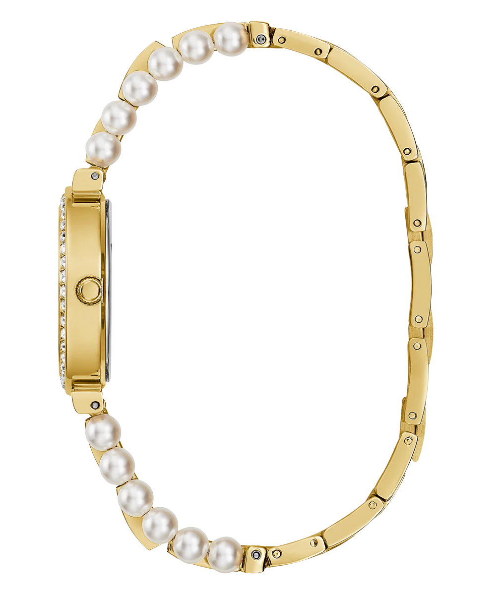GUESS Ladies Gold Tone Analog Watch - Image 4