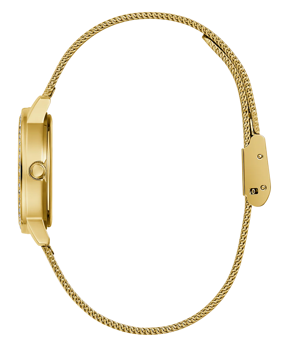 GUESS Ladies Gold Tone Analog Watch - Image 4