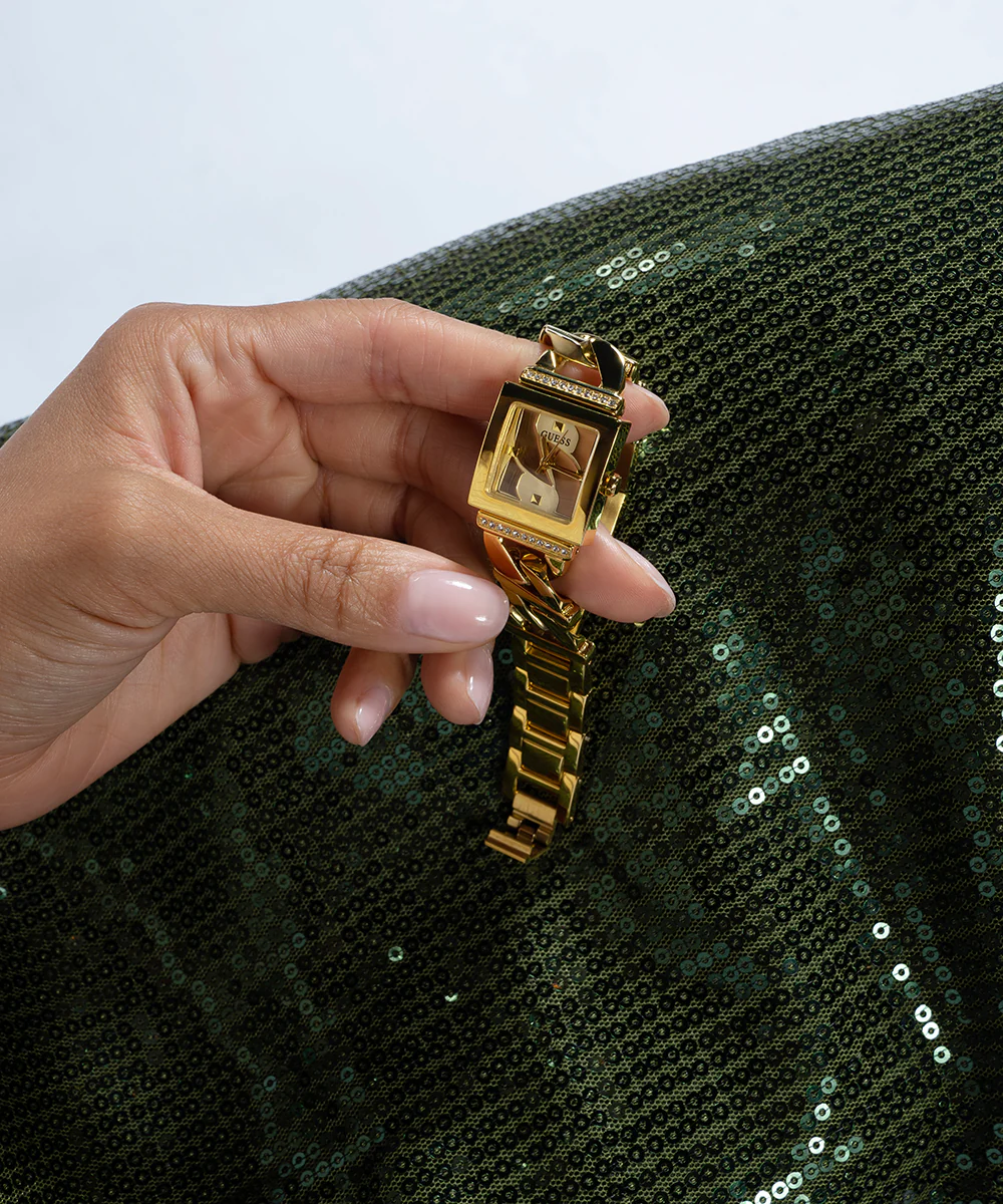 GUESS Ladies Gold Tone Analog Watch - Image 7