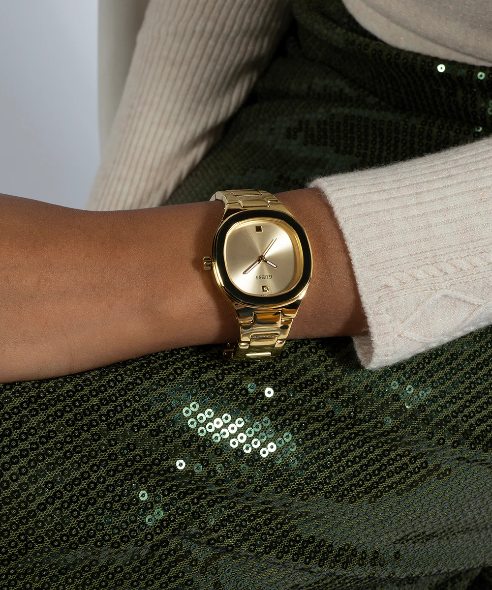 GUESS Ladies Gold Tone Analog Watch - Image 3