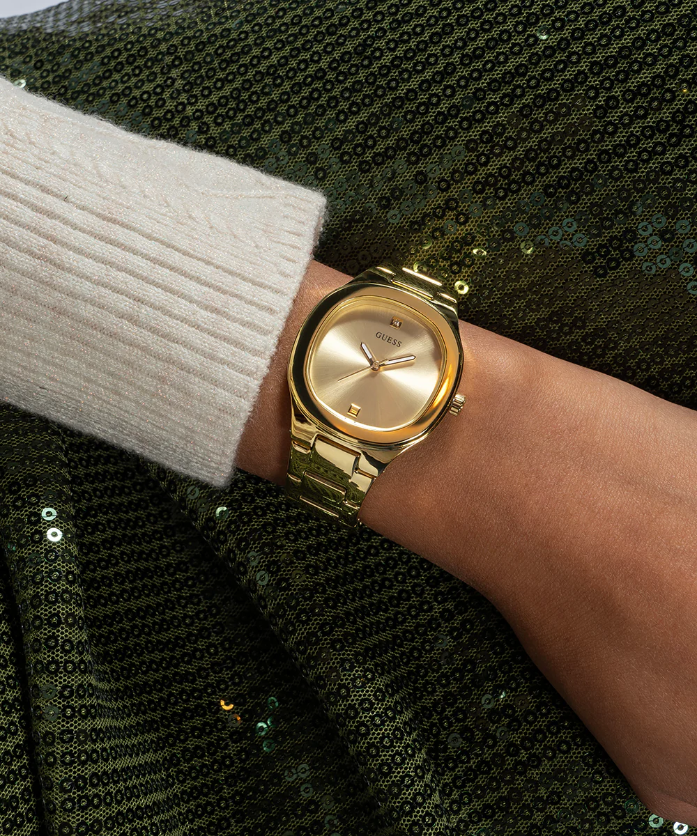 GUESS Ladies Gold Tone Analog Watch - Image 4