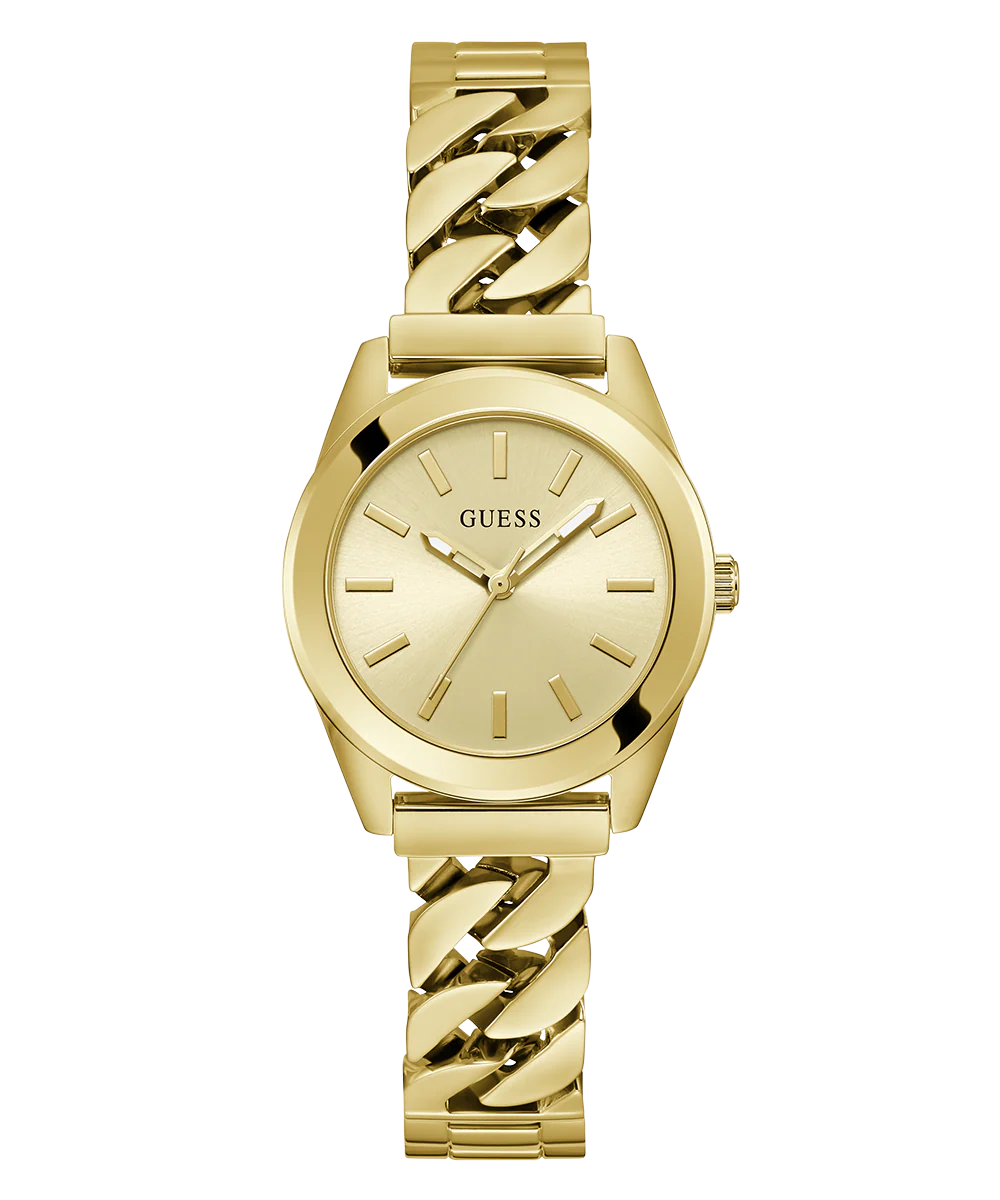 GUESS Ladies Gold Tone Analog Watch - Image 6