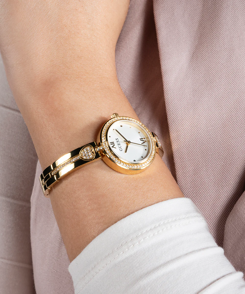 GUESS Ladies Gold Tone Analog Watch - Image 2