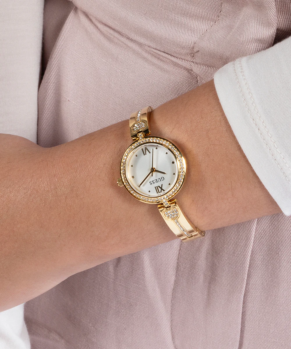 GUESS Ladies Gold Tone Analog Watch - Image 5