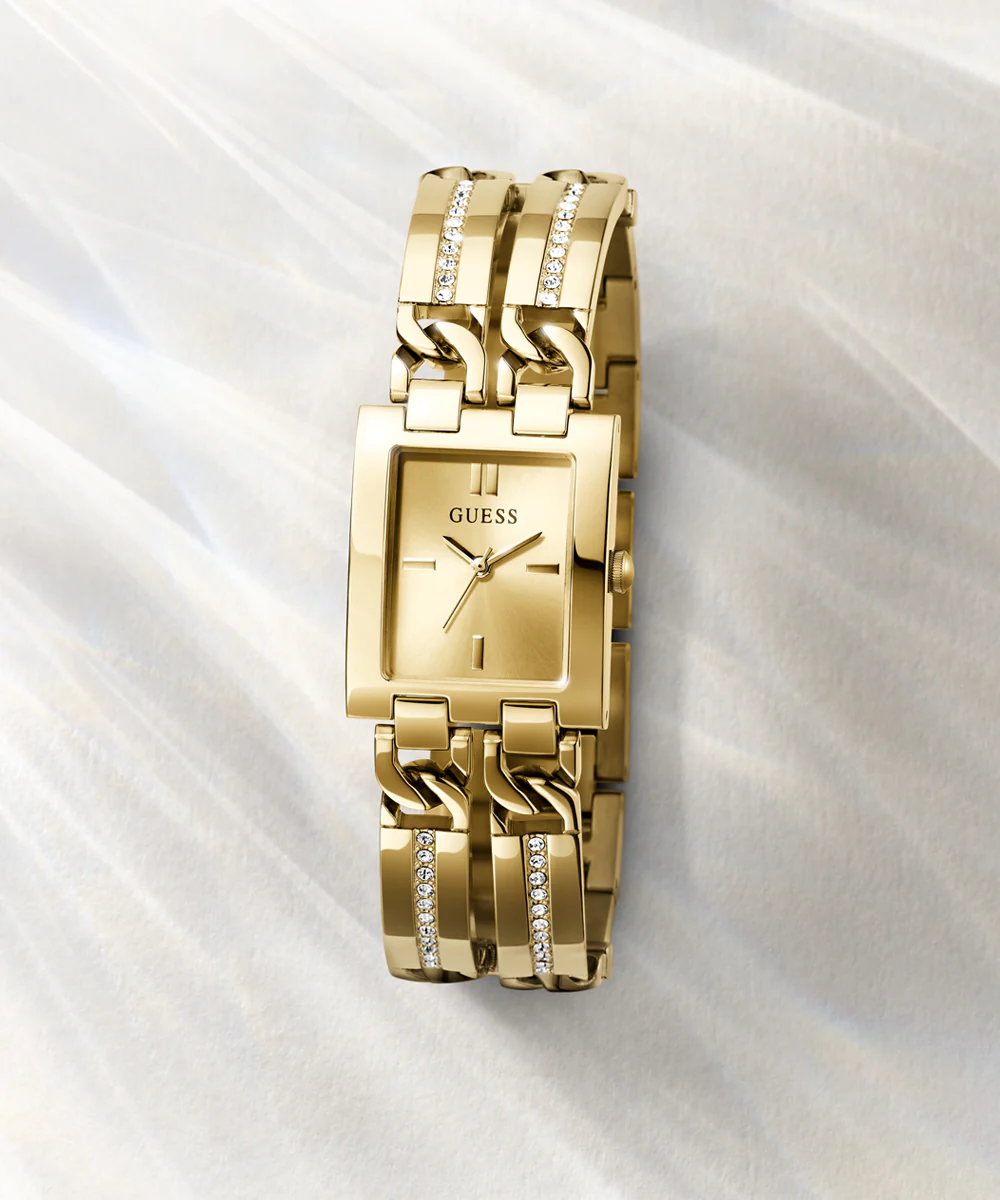 GUESS Ladies Gold Tone Analog Watch - Image 3