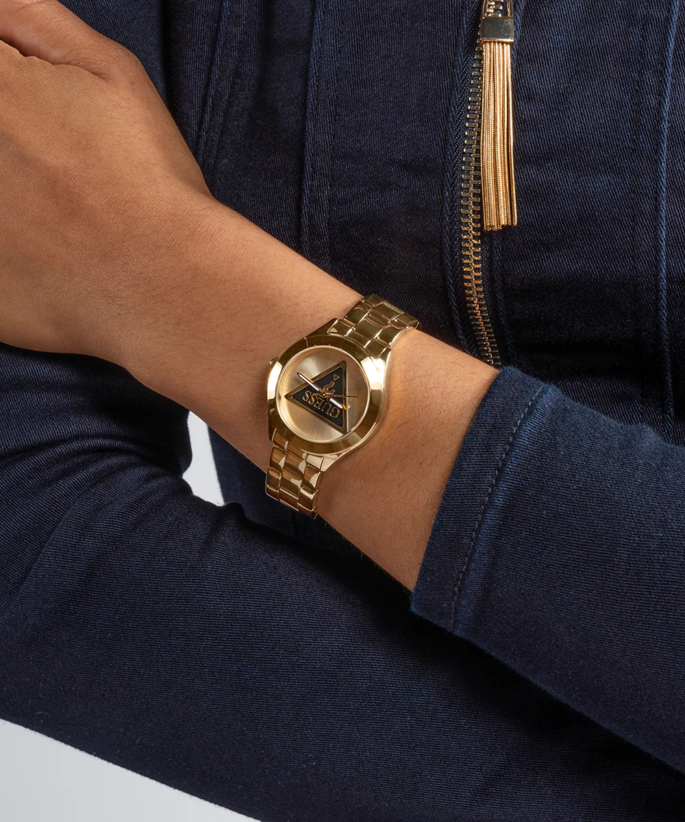 GUESS Ladies Gold Tone Analog Watch - Image 7