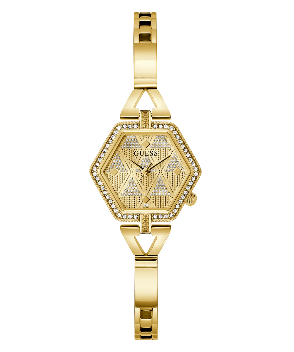 GUESS Ladies Gold Tone Analog Watch - Image 5