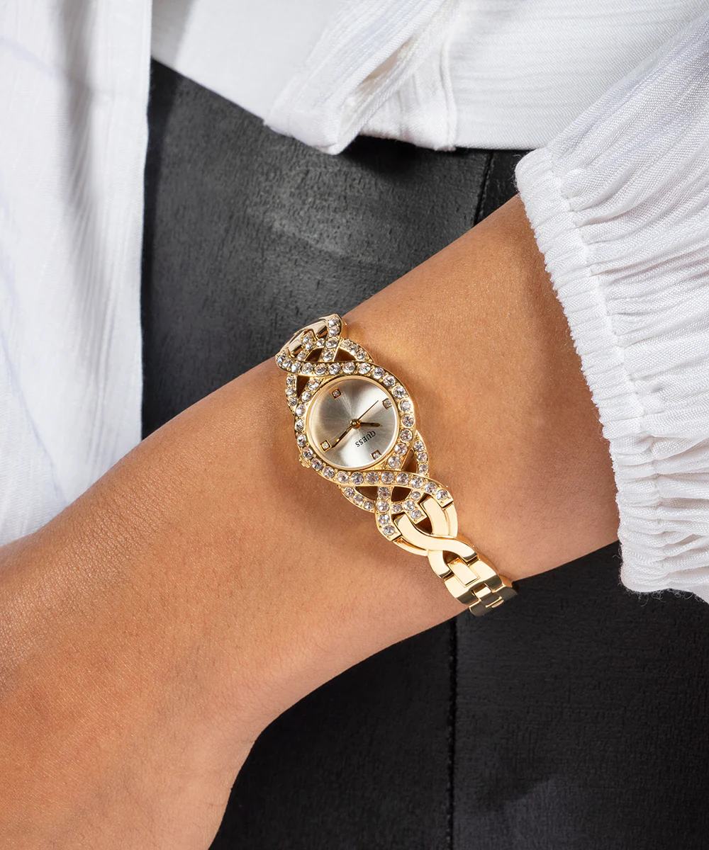 GUESS Ladies Gold Tone Analog Watch - Image 2