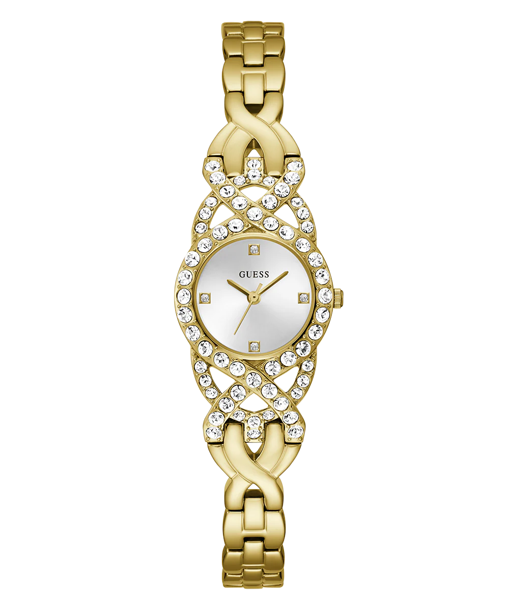 GUESS Ladies Gold Tone Analog Watch - Image 5
