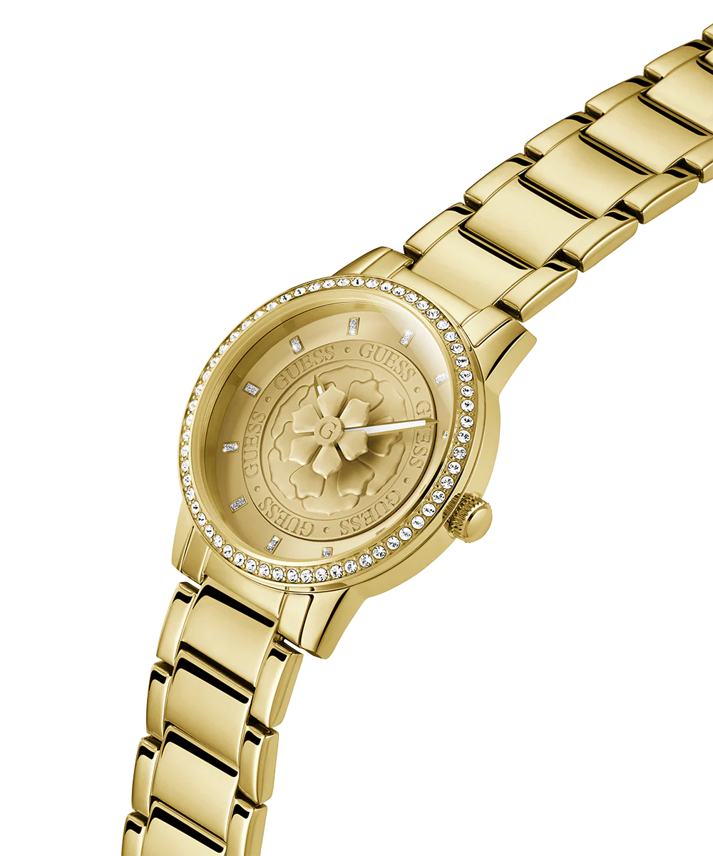 GUESS Ladies Gold Tone Analog Watch - Image 2