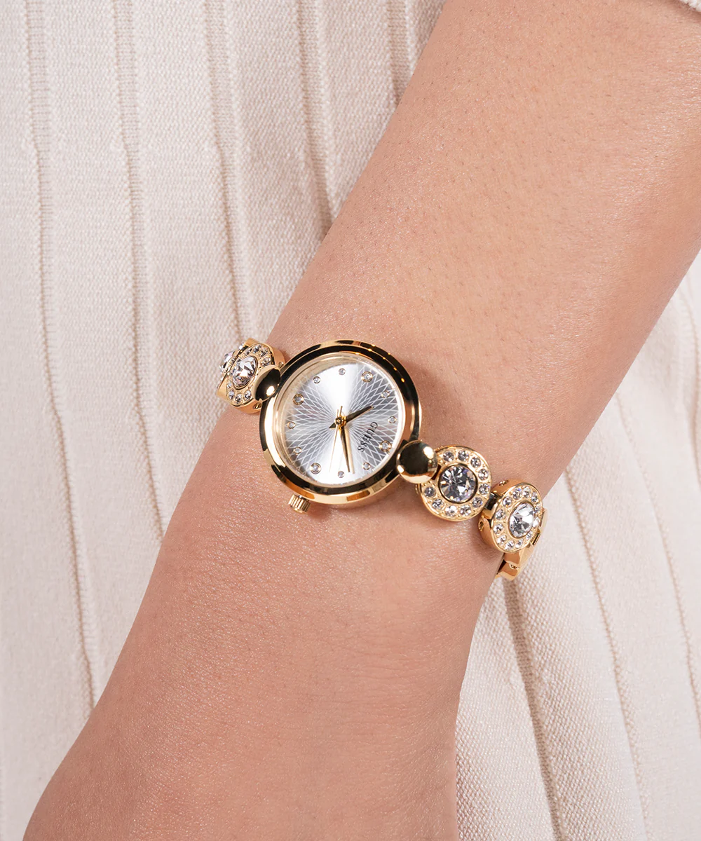 GUESS Ladies Gold Tone Analog Watch - Image 4
