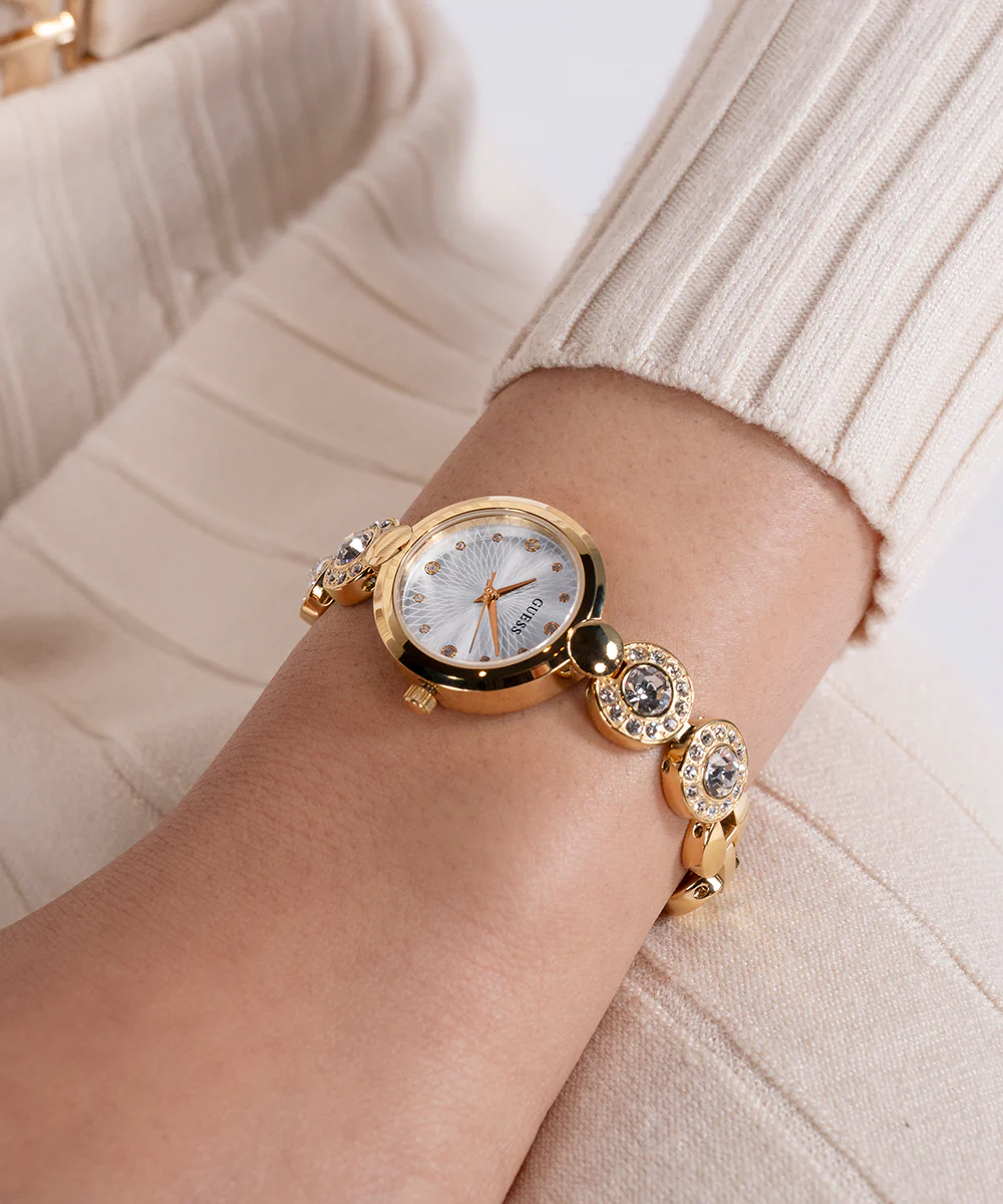 GUESS Ladies Gold Tone Analog Watch - Image 5