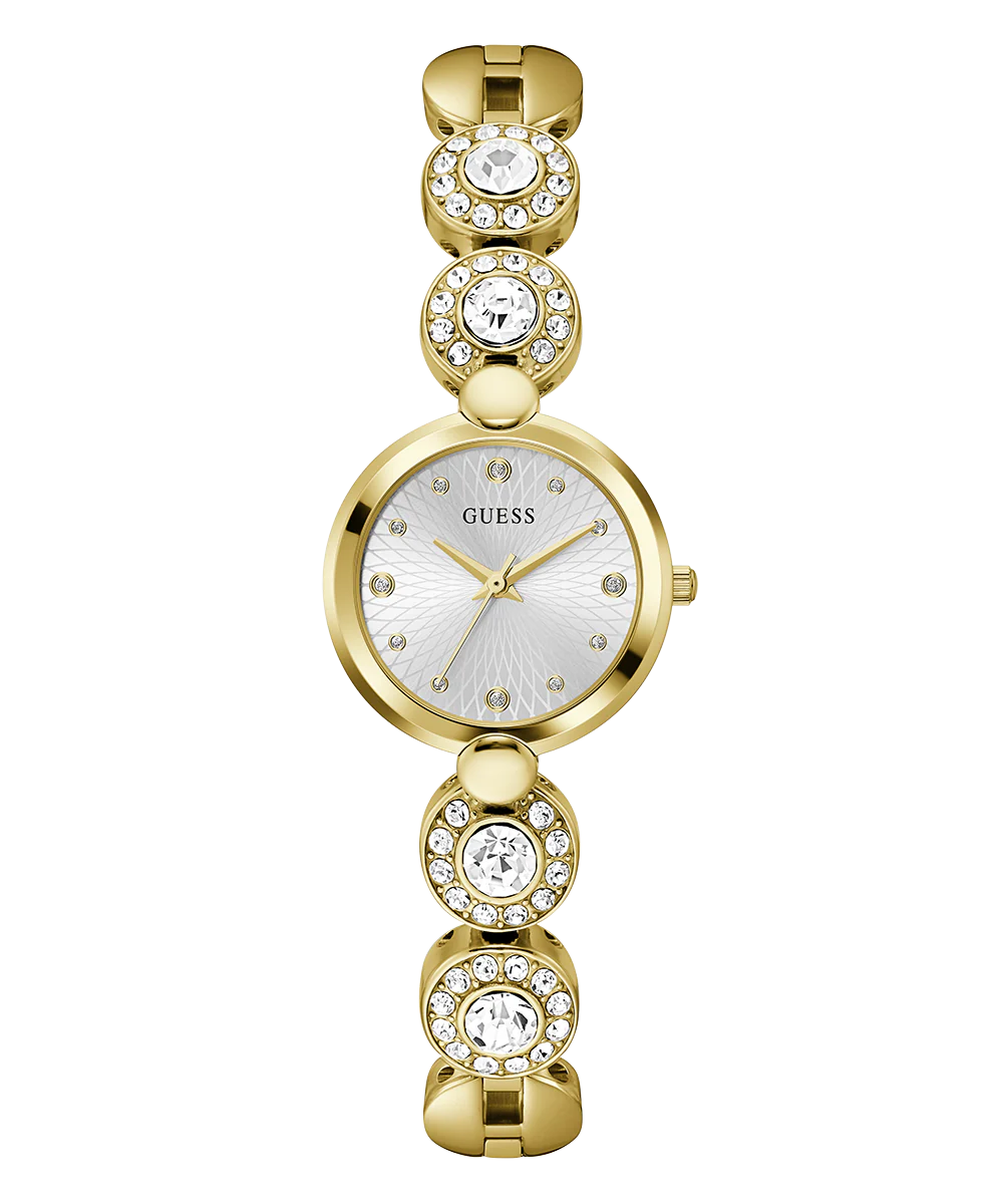 GUESS Ladies Gold Tone Analog Watch - Image 6